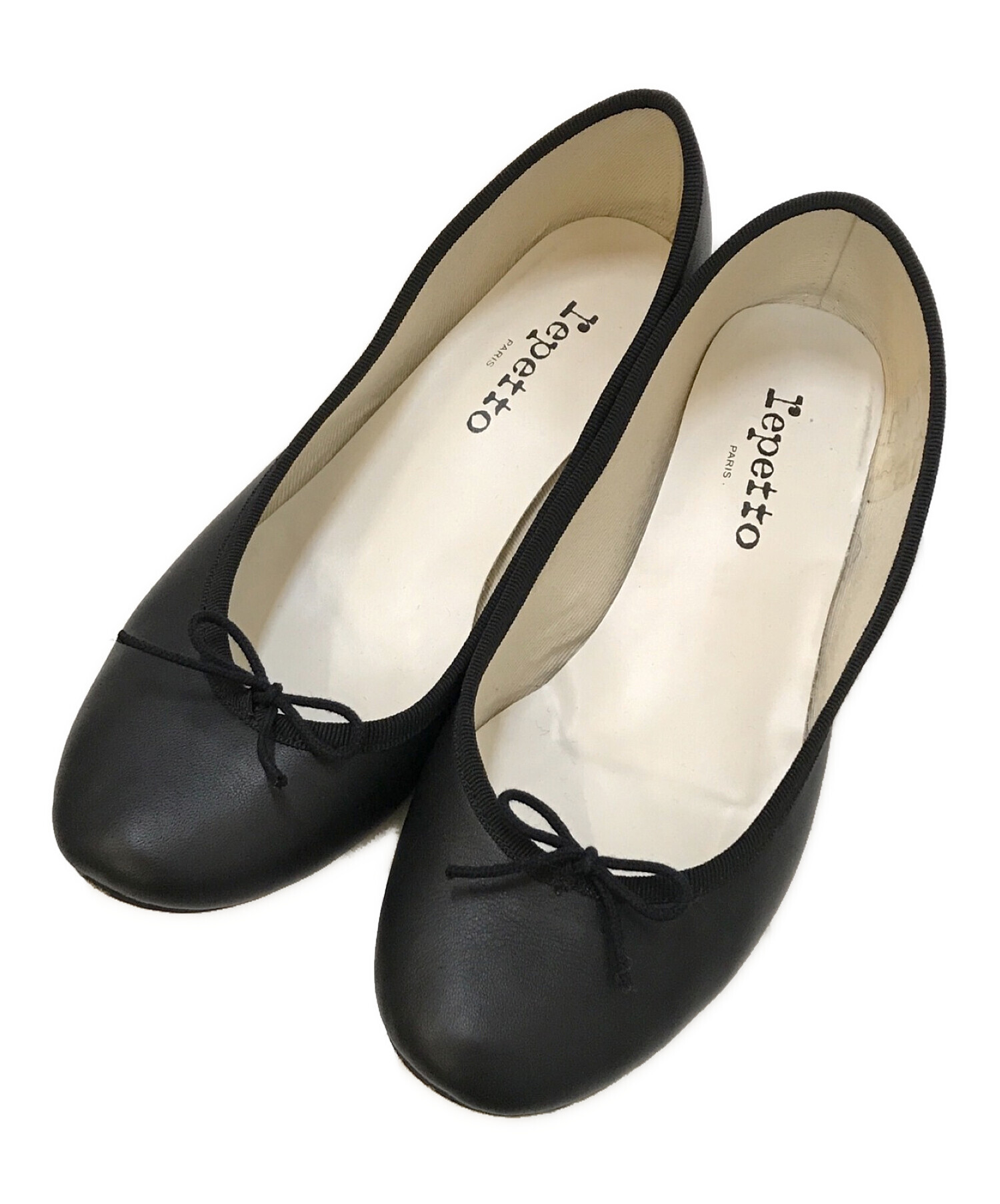 repetto (レペット) ローヒールバレエシューズ ブラック サイズ:39 1/2(24.5～25cm相当)