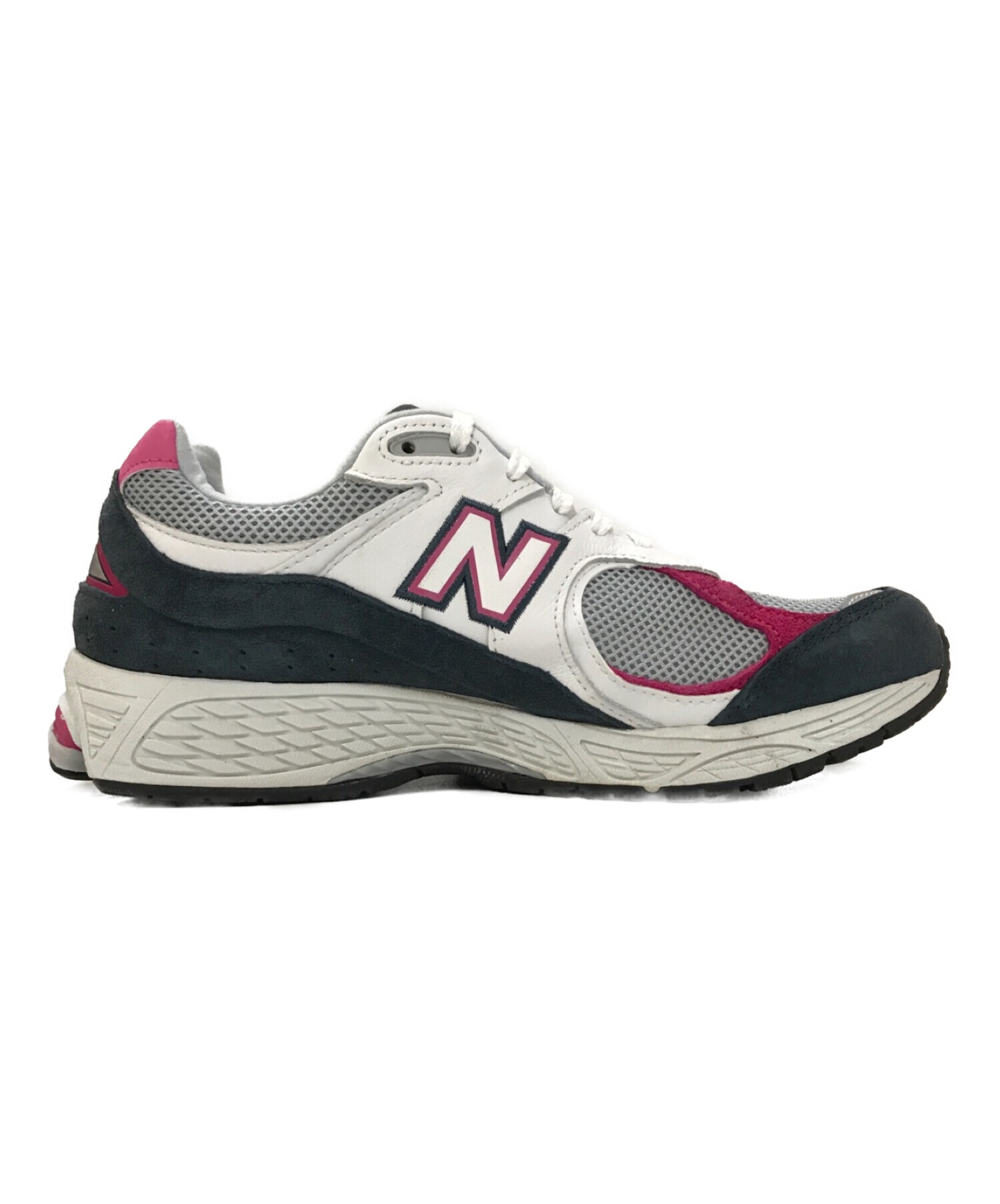 NEW BALANCE (ニューバランス) ML2002RH スニーカー ホワイト×ピンク サイズ:27cm