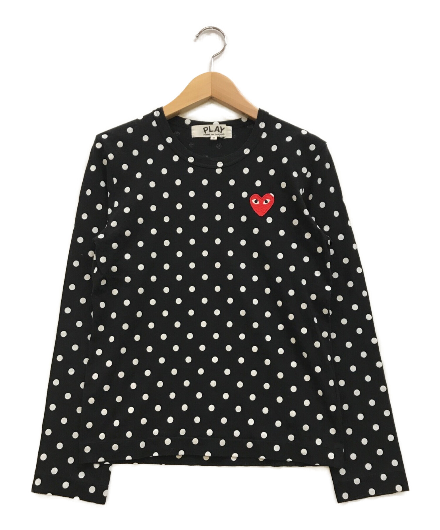 値下げ】Play Comme des Garcons ドット Sサイズハート - Tシャツ