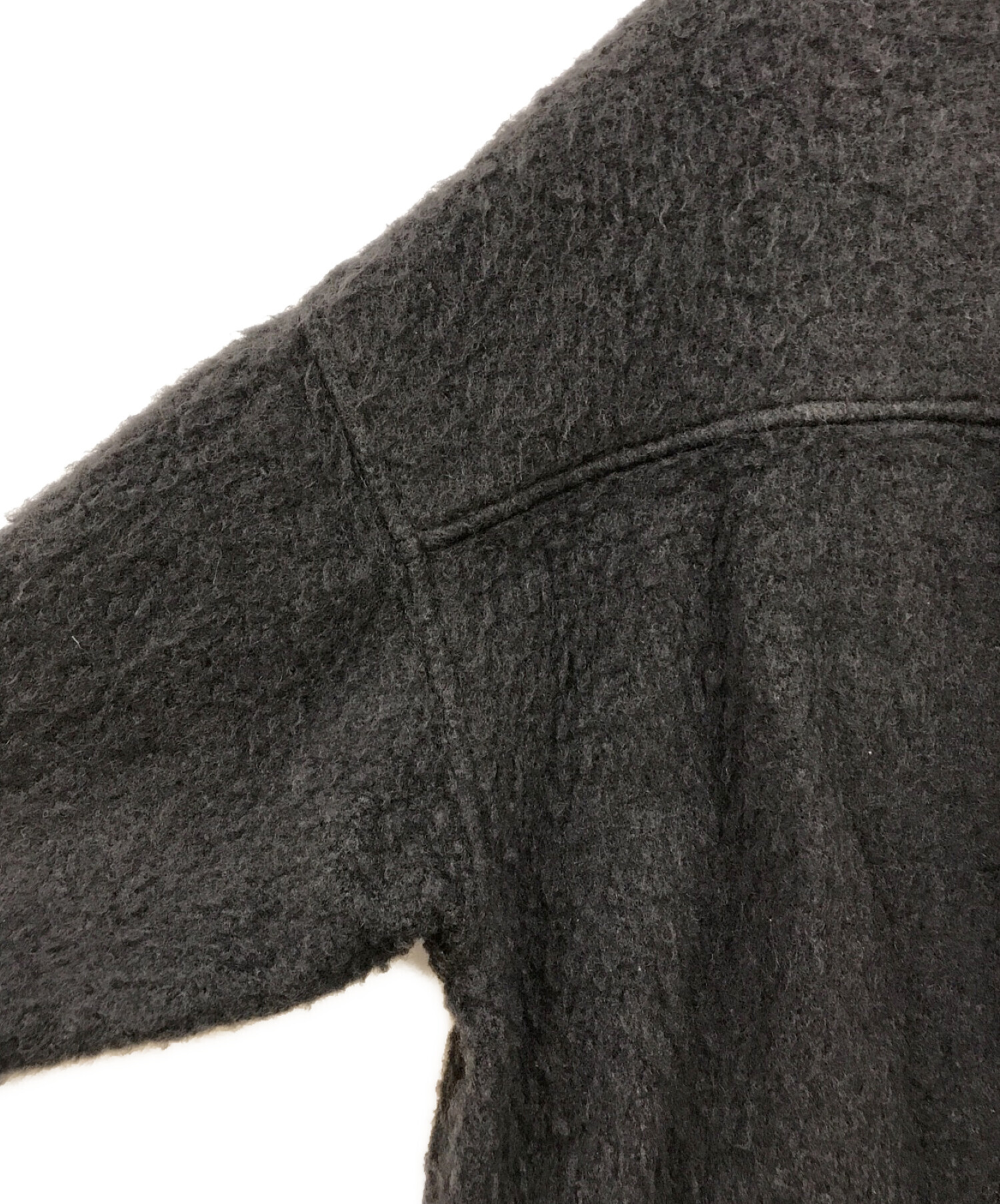 OSHIMA REI (オオシマレイ) モヘア混CPOジャケット グレー サイズ:F