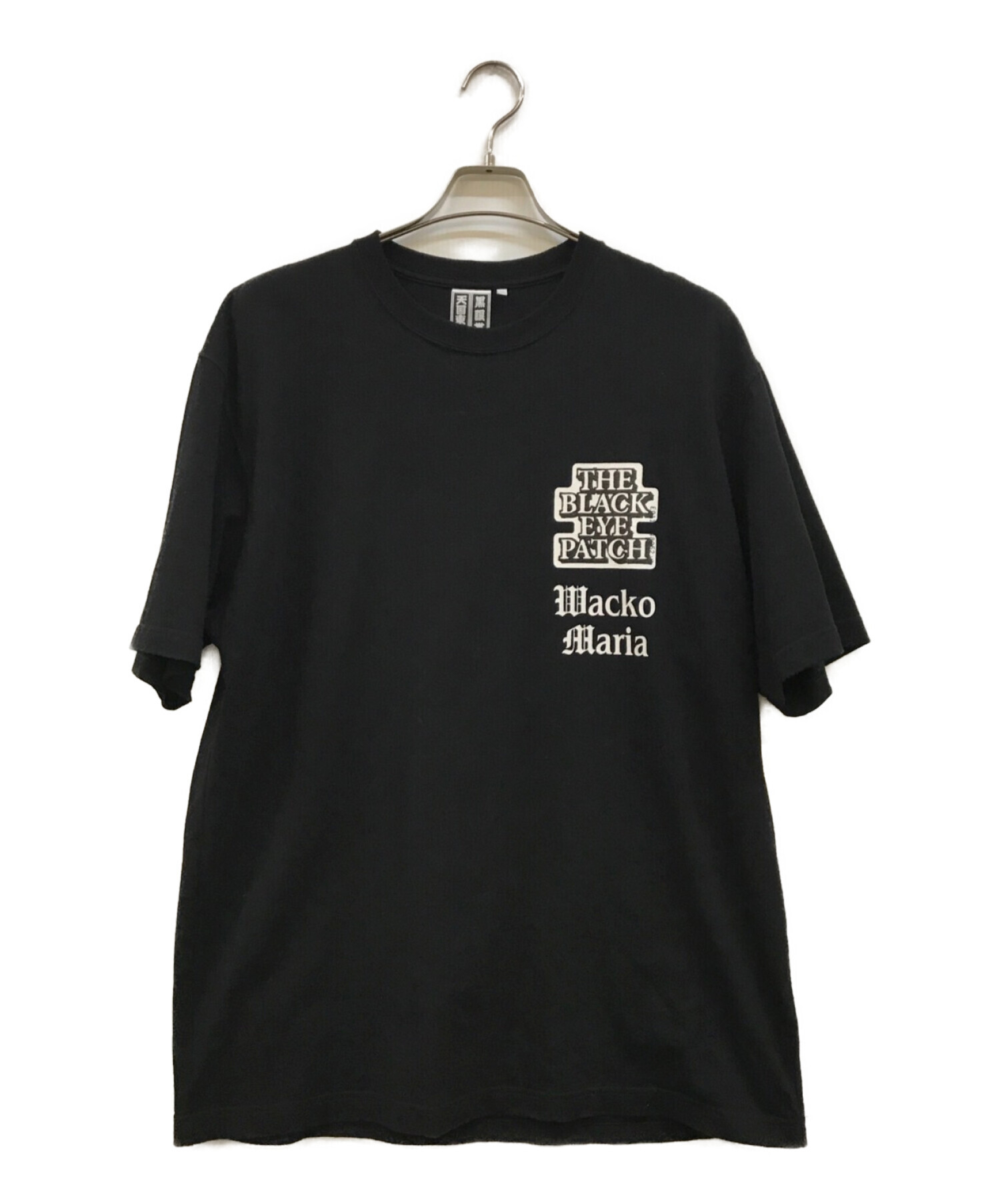 BlackEyePatch×WACKO MARIA (ブラックアイパッチ×ワコマリア) CREW NECK T-SHIRT TYPE-1 ブラック  サイズ:XL