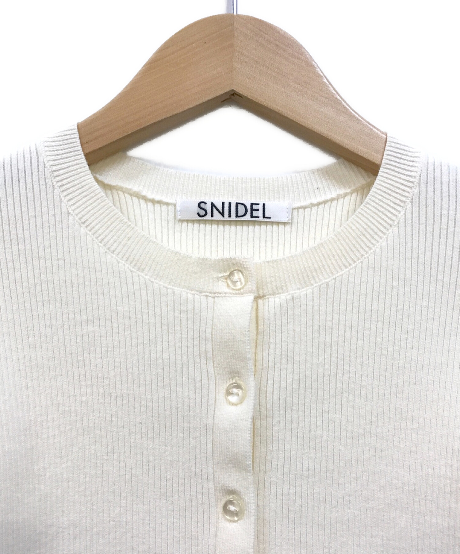 中古・古着通販】Snidel (スナイデル) Sustainableパフスリーブニット