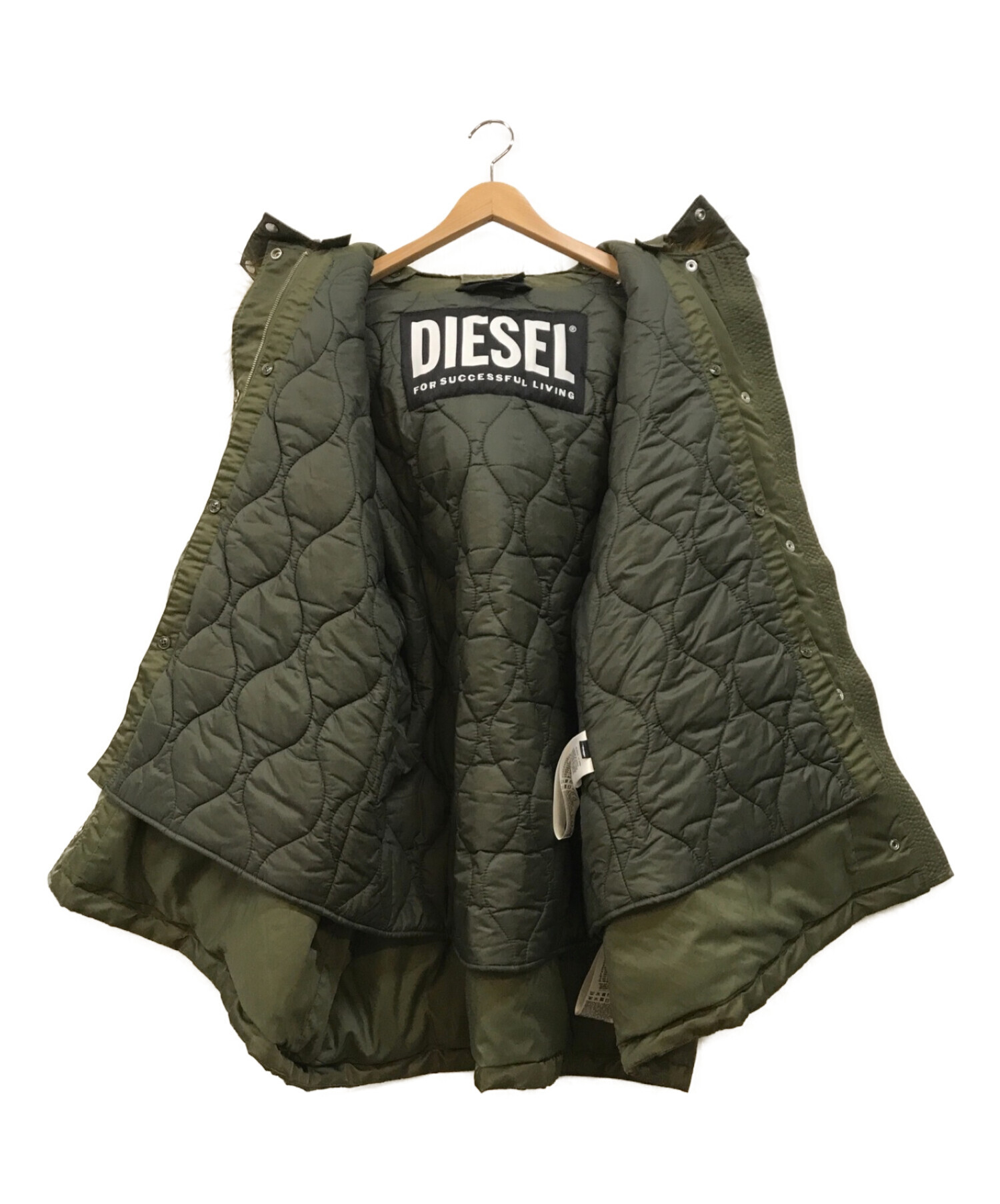 DIESEL (ディーゼル) ドルマンミリタリーコート カーキ サイズ:M