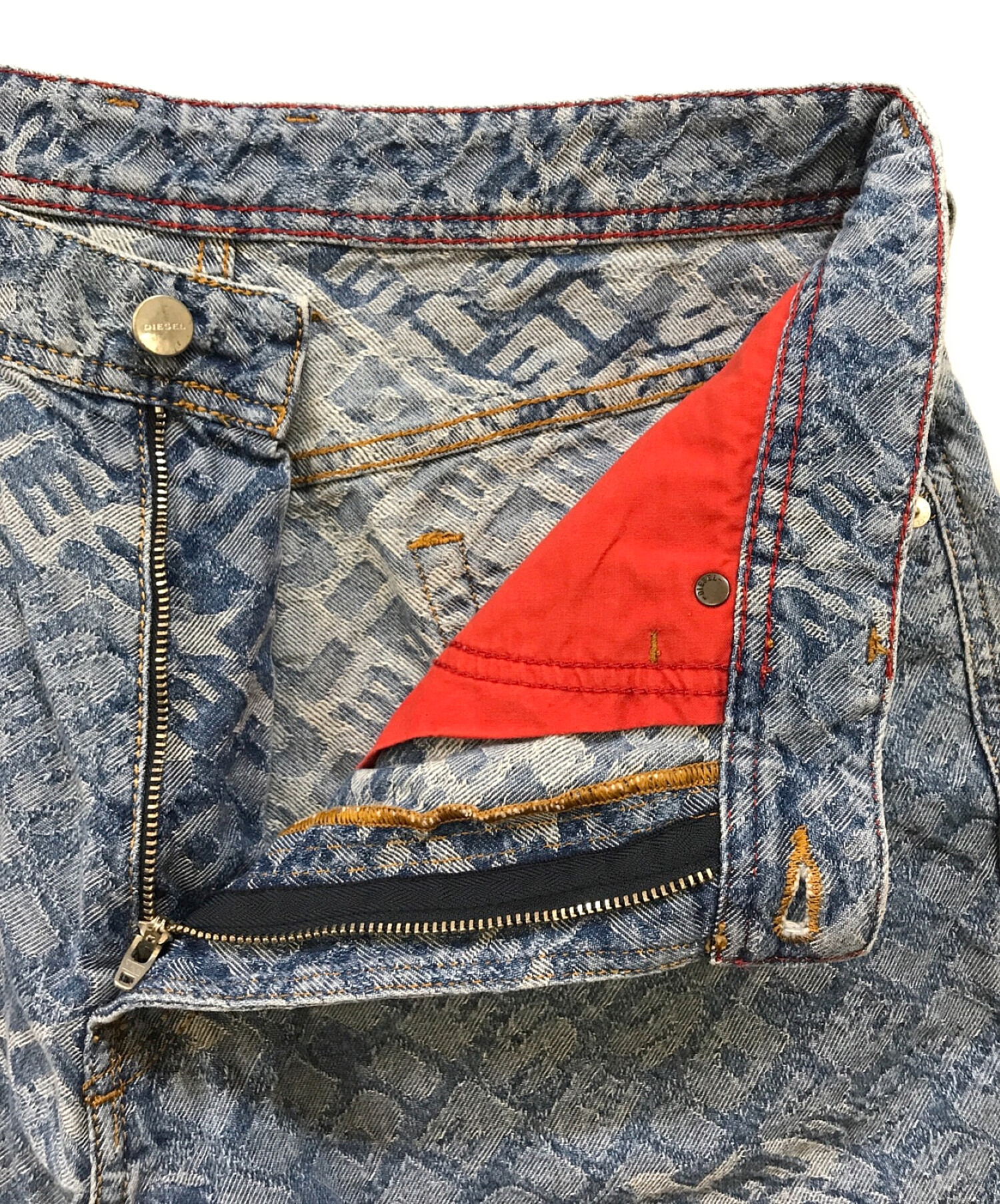 中古・古着通販】DIESEL (ディーゼル) D-Willoh all over logo shorts