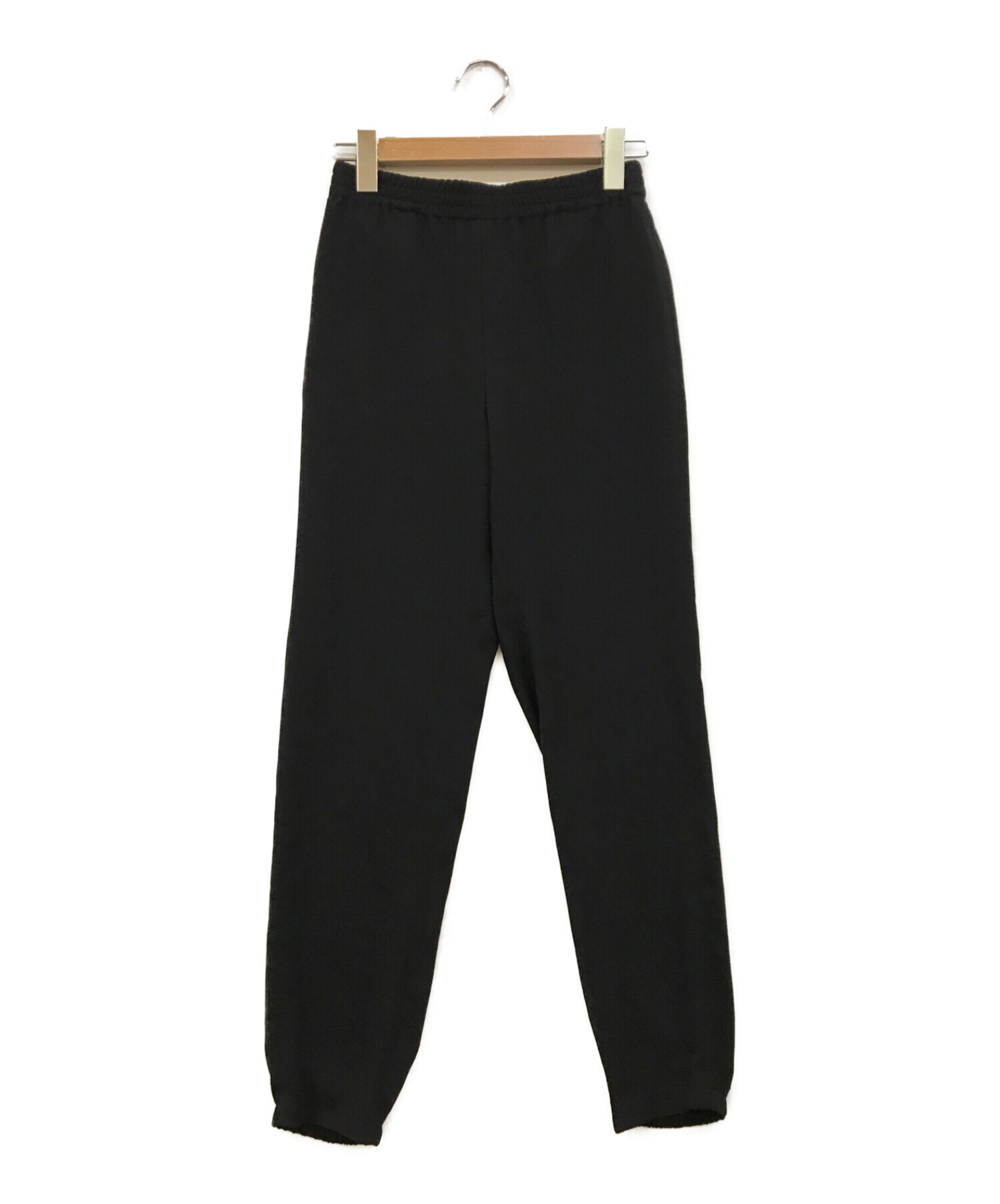 theory (セオリー) POWDER CREPE EASY JOGGER PANT ブラック サイズ:XS