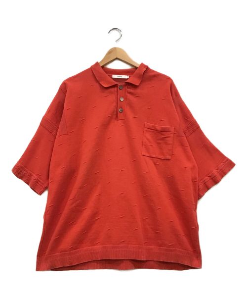 中古・古着通販】yashiki (ヤシキ) Kumpu Knit Polo レッド サイズ:3