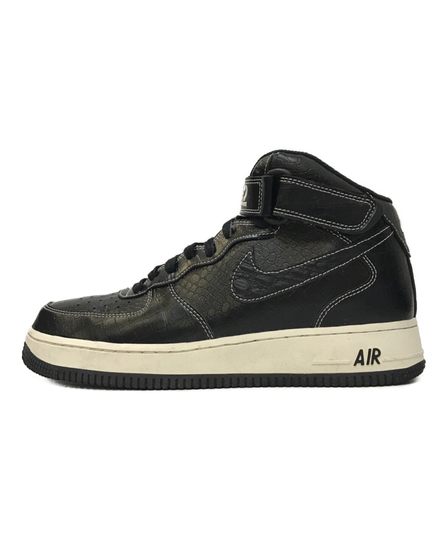 NIKE (ナイキ) AIR FORCE 1 MID 07 LV8 ブラック サイズ:27cm