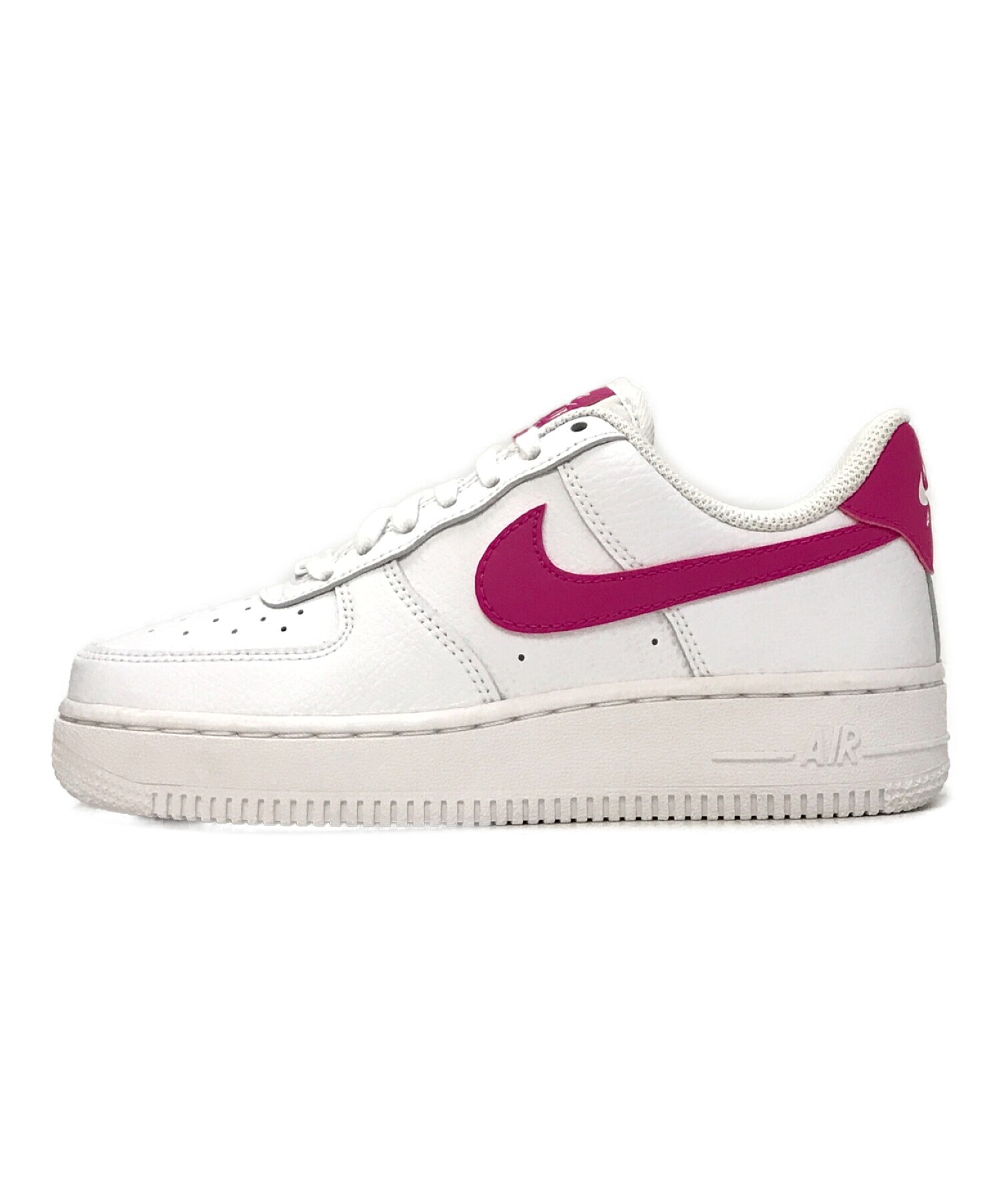 NIKE (ナイキ) WMNS AIR FORCE 1 07 ホワイト×ピンク サイズ:22cm 未使用品