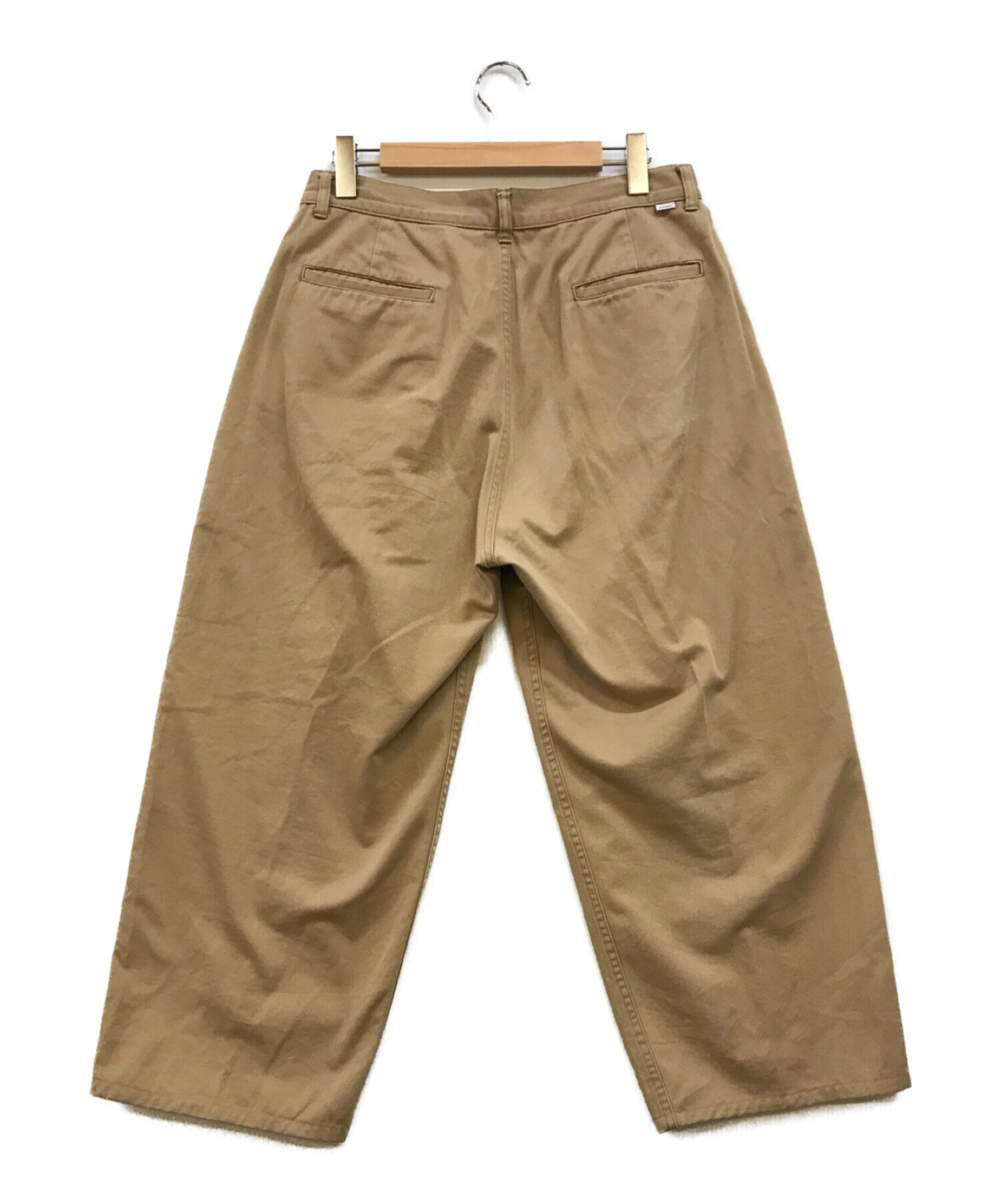 Graphpaper (グラフペーパー) TWO TUCK CHINO PANT ベージュ サイズ:2