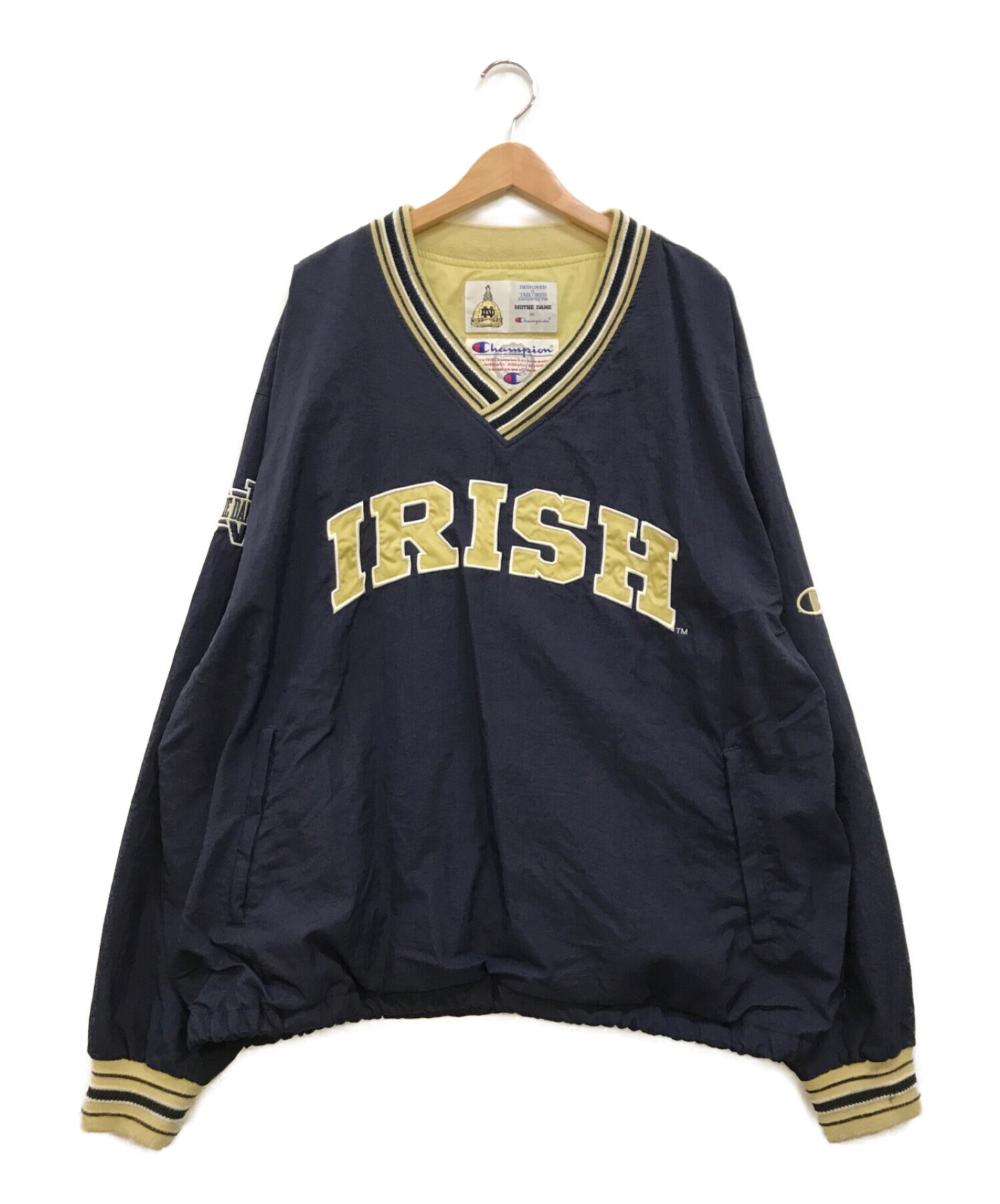 チャンピオン Champion NOTRE DAME ナイロンプルオーバー-caregen-shop.com