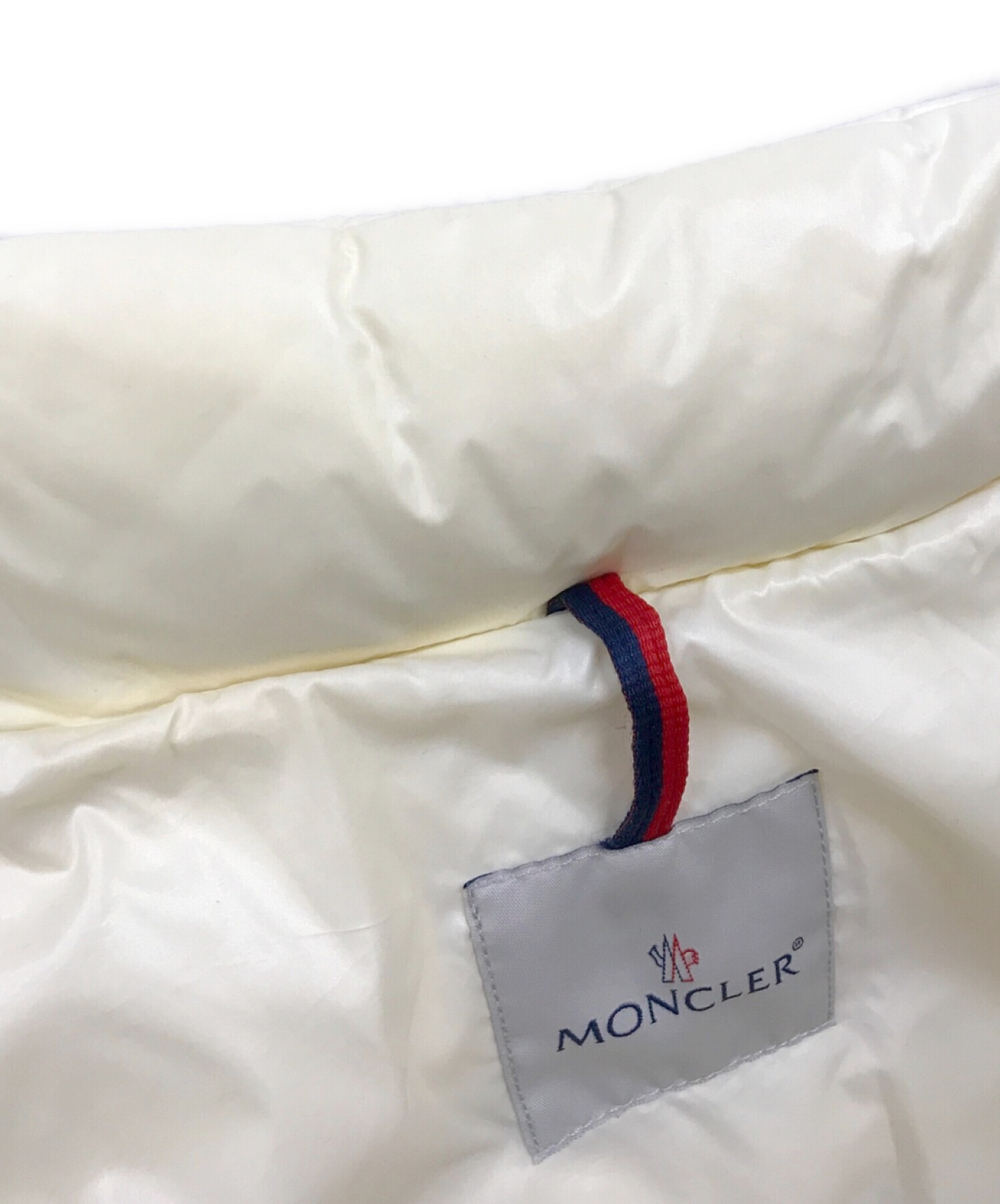 MONCLER (モンクレール) THOMAS ダウンジャケット オフホワイト×ブラック サイズ:1