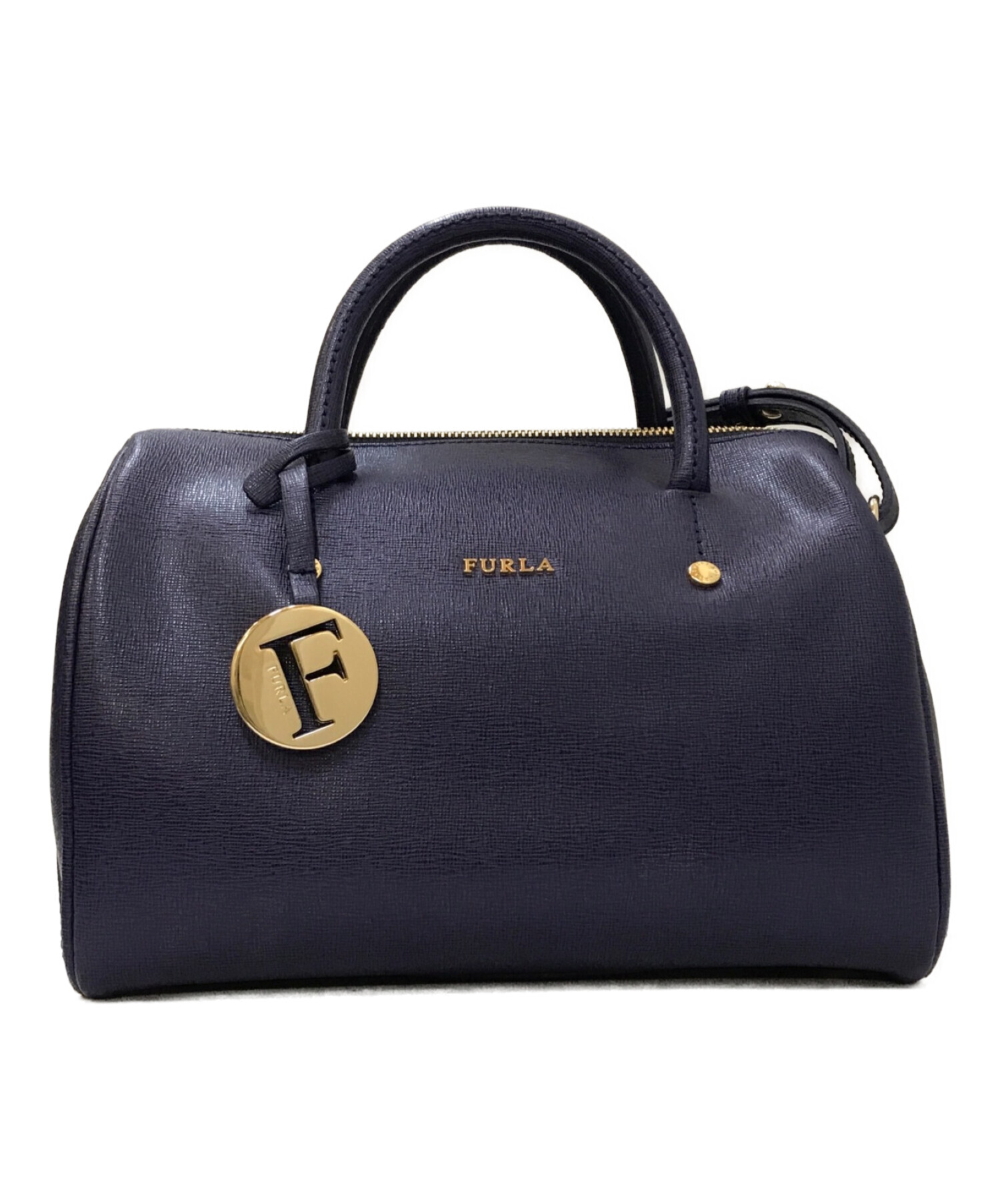 FURLA (フルラ) アリッサ 2WAYハンドバッグ ネイビー