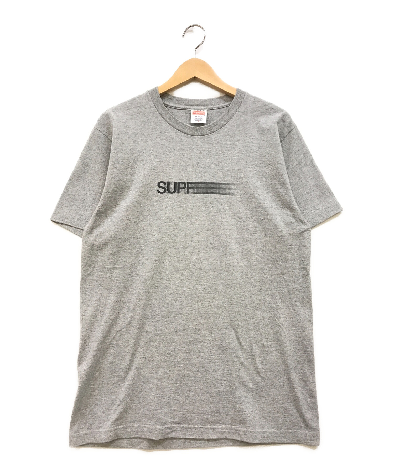 SUPREME (シュプリーム) Motion Logo Tee グレー サイズ:M