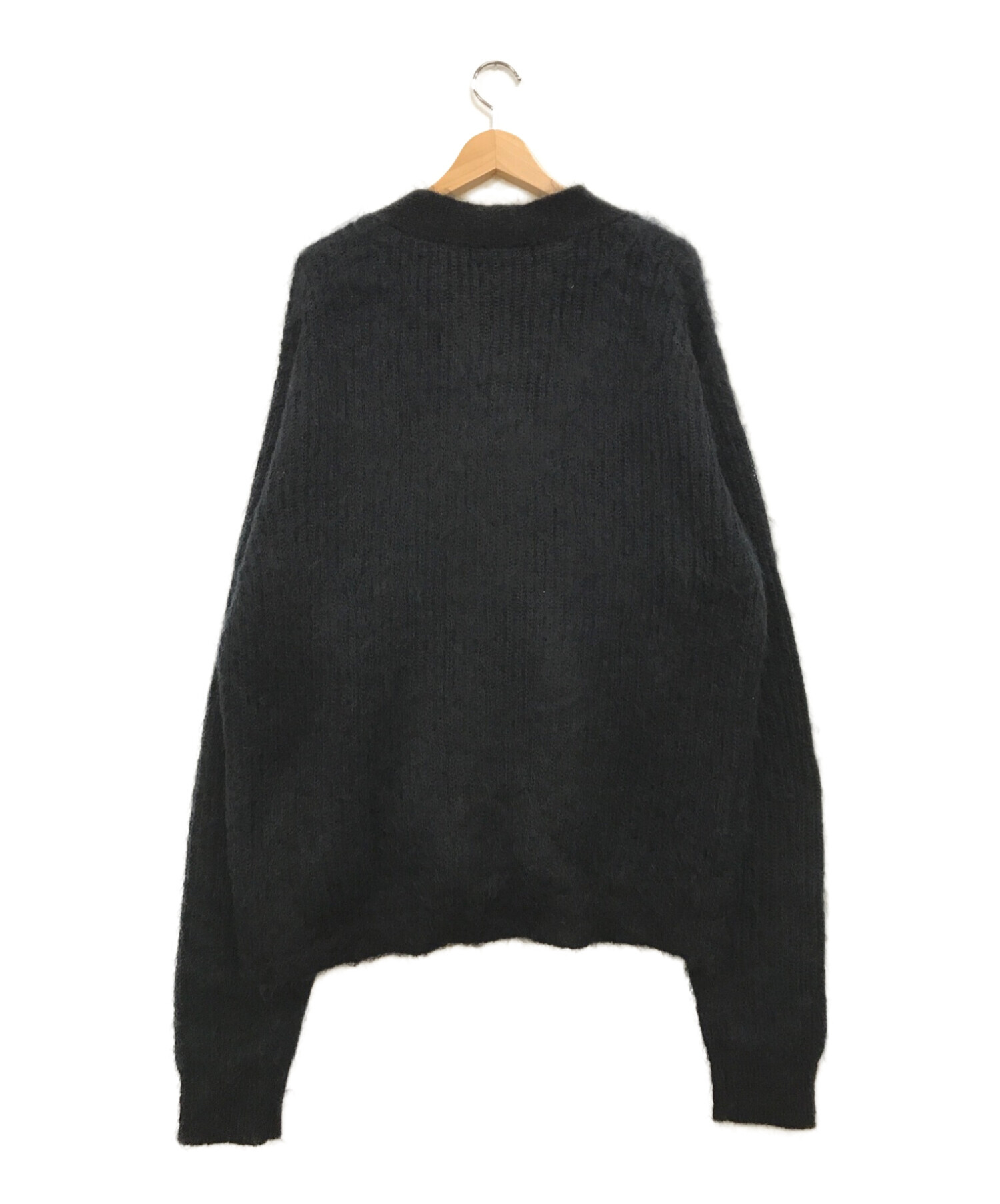 DISCOVERED (ディスカバード) SHAGGY KNIT CARDIGAN ブラック サイズ:F