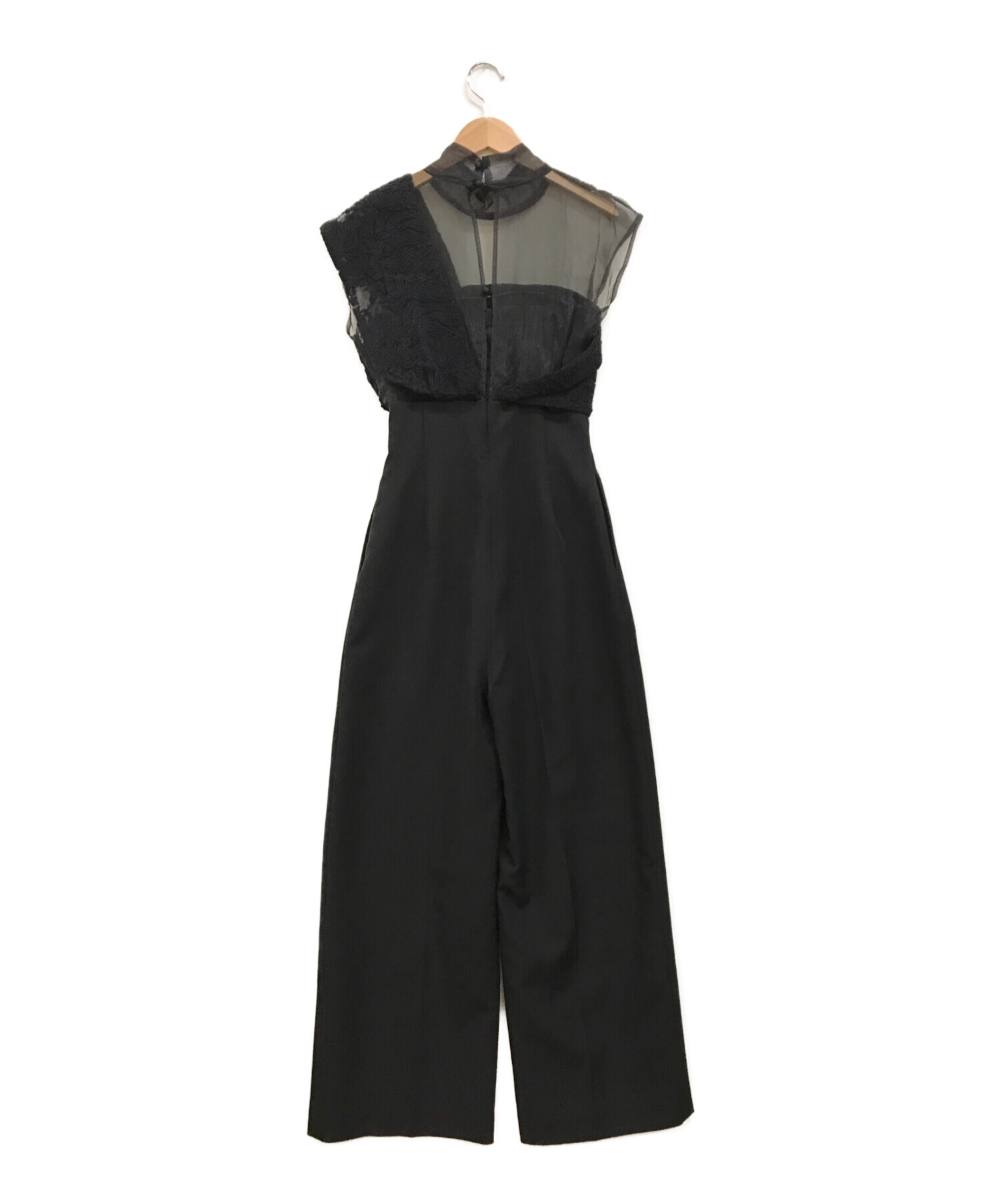 LAGUNA MOON (ラグナムーン) LADYエンブロイダリーツイストパンツドレス ブラック サイズ:S