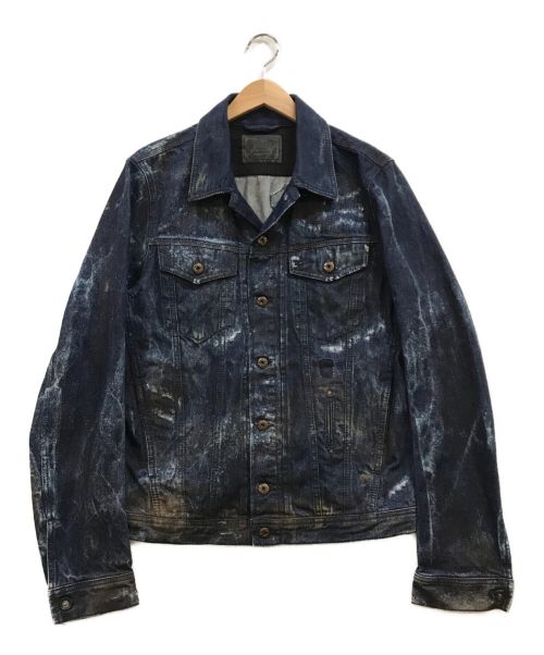 中古・古着通販】DIESEL (ディーゼル) ELSHAR 加工デニムジャケット