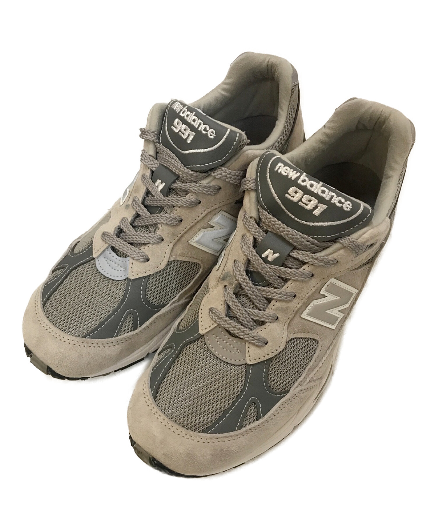 NEW BALANCE (ニューバランス) ローカットスニーカー グレー サイズ:UK8