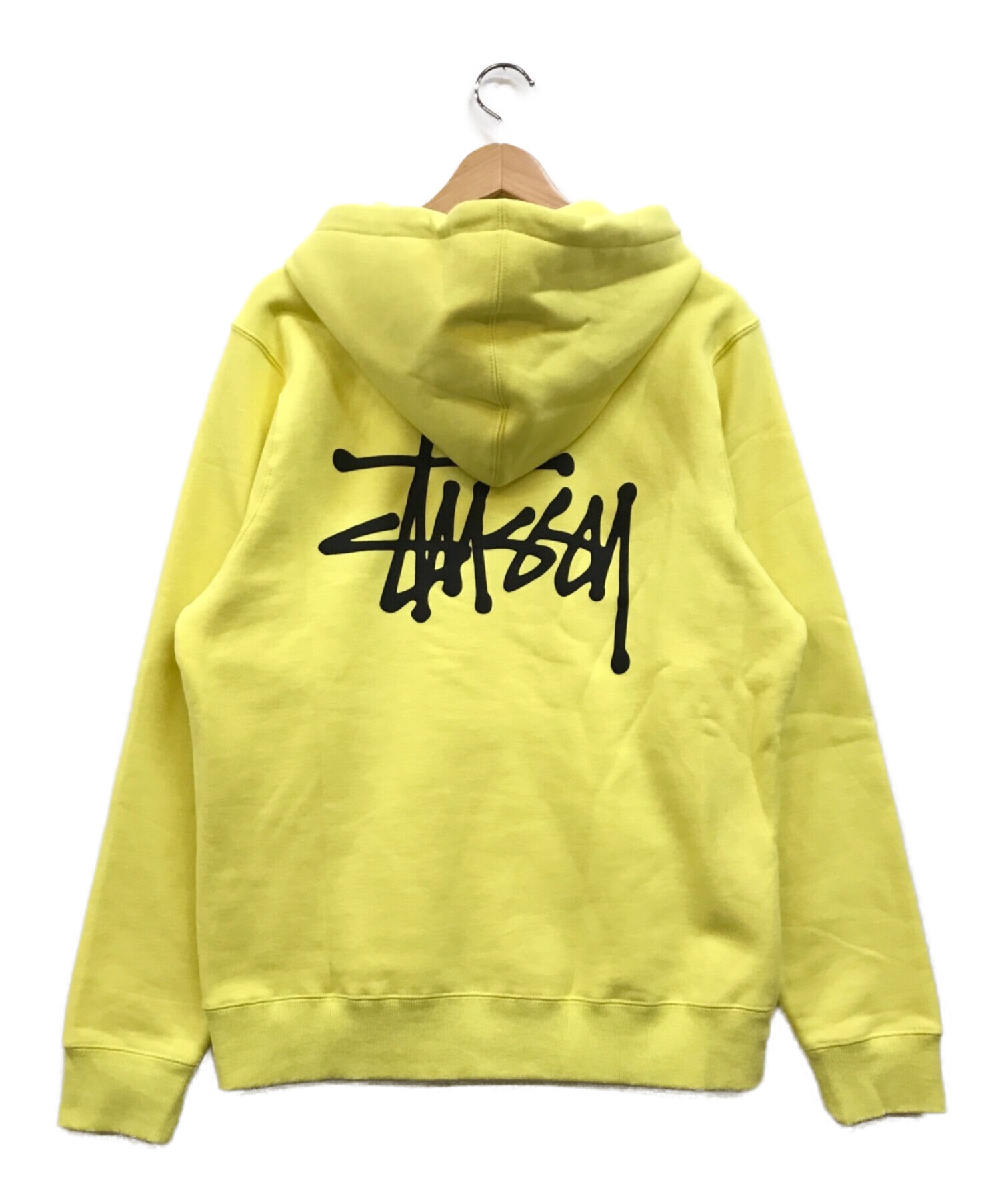 特注製品 STUSSY ファイヤー イエロー パーカー フーディー 入手困難