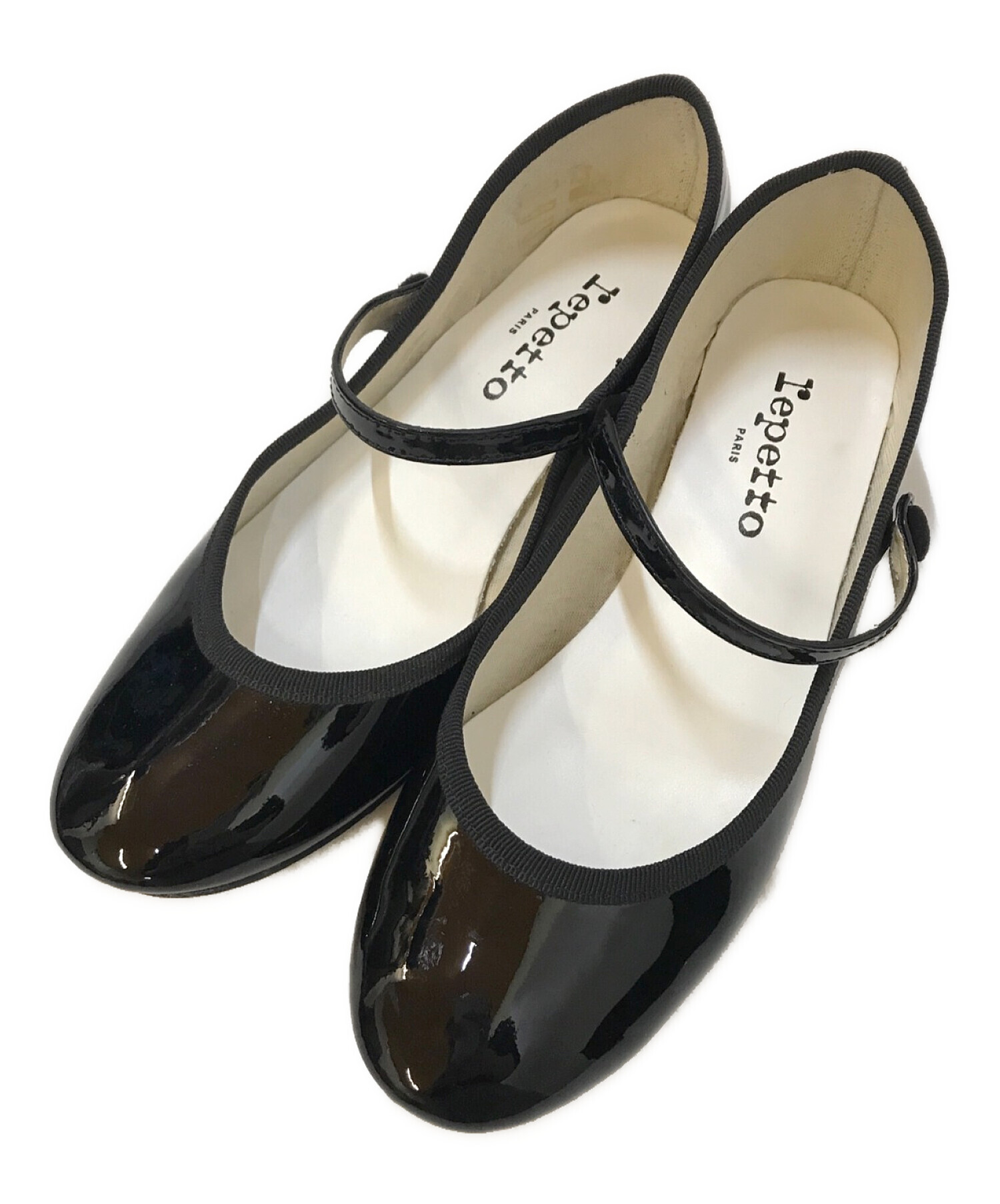 repetto (レペット) メリージェーンパンプス ブラック サイズ:36 1/2