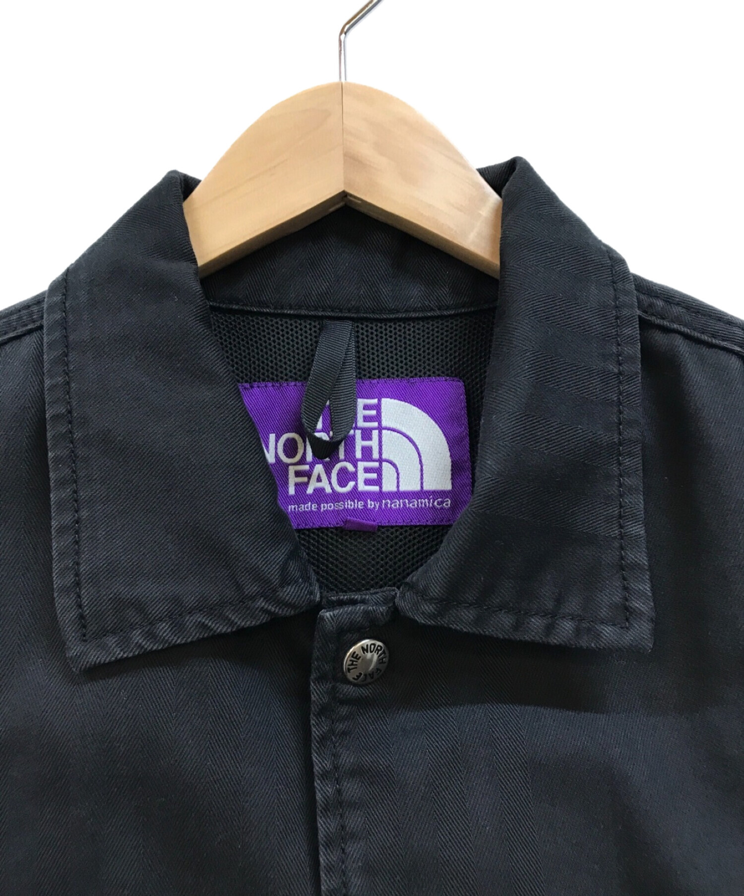 THE NORTHFACE PURPLELABEL (ザ ノースフェイス パープルレーベル) Herringbone Twill C.P.O  Jacket ブラック サイズ:L