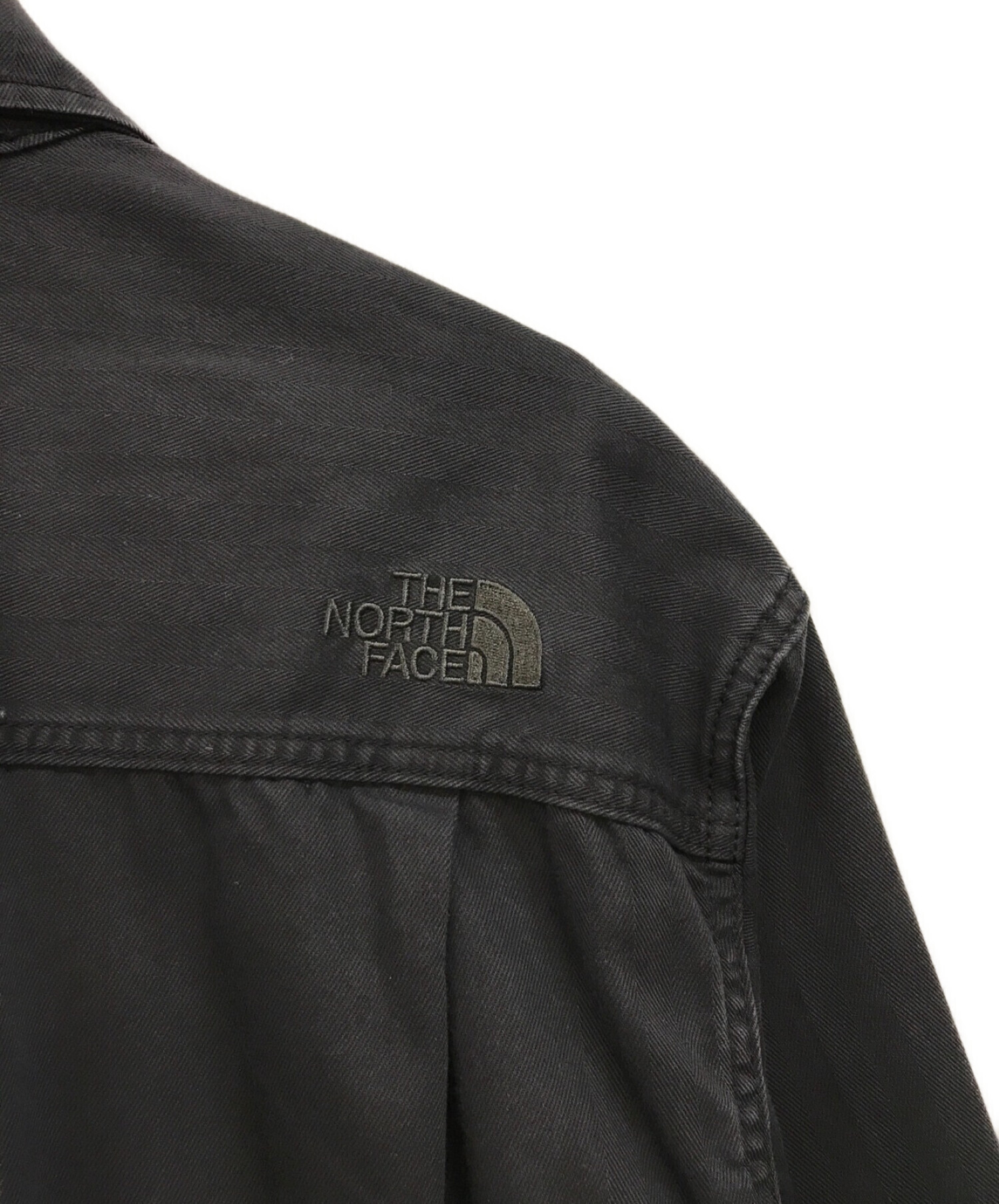 THE NORTHFACE PURPLELABEL (ザ ノースフェイス パープルレーベル) Herringbone Twill C.P.O  Jacket ブラック サイズ:L