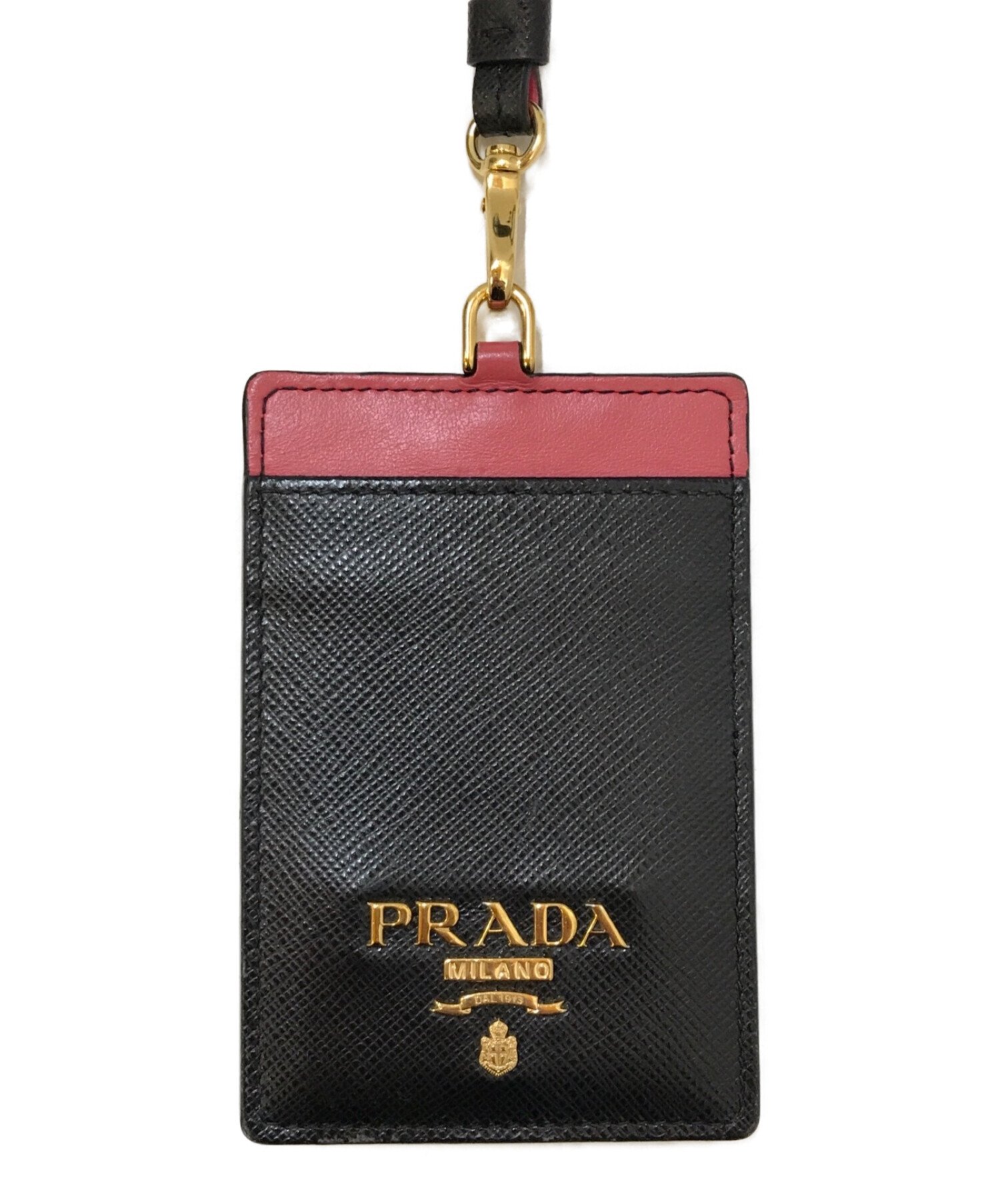 海外並行輸入正規品 ネックストラップ付 PRADA MARE/ライトブルー