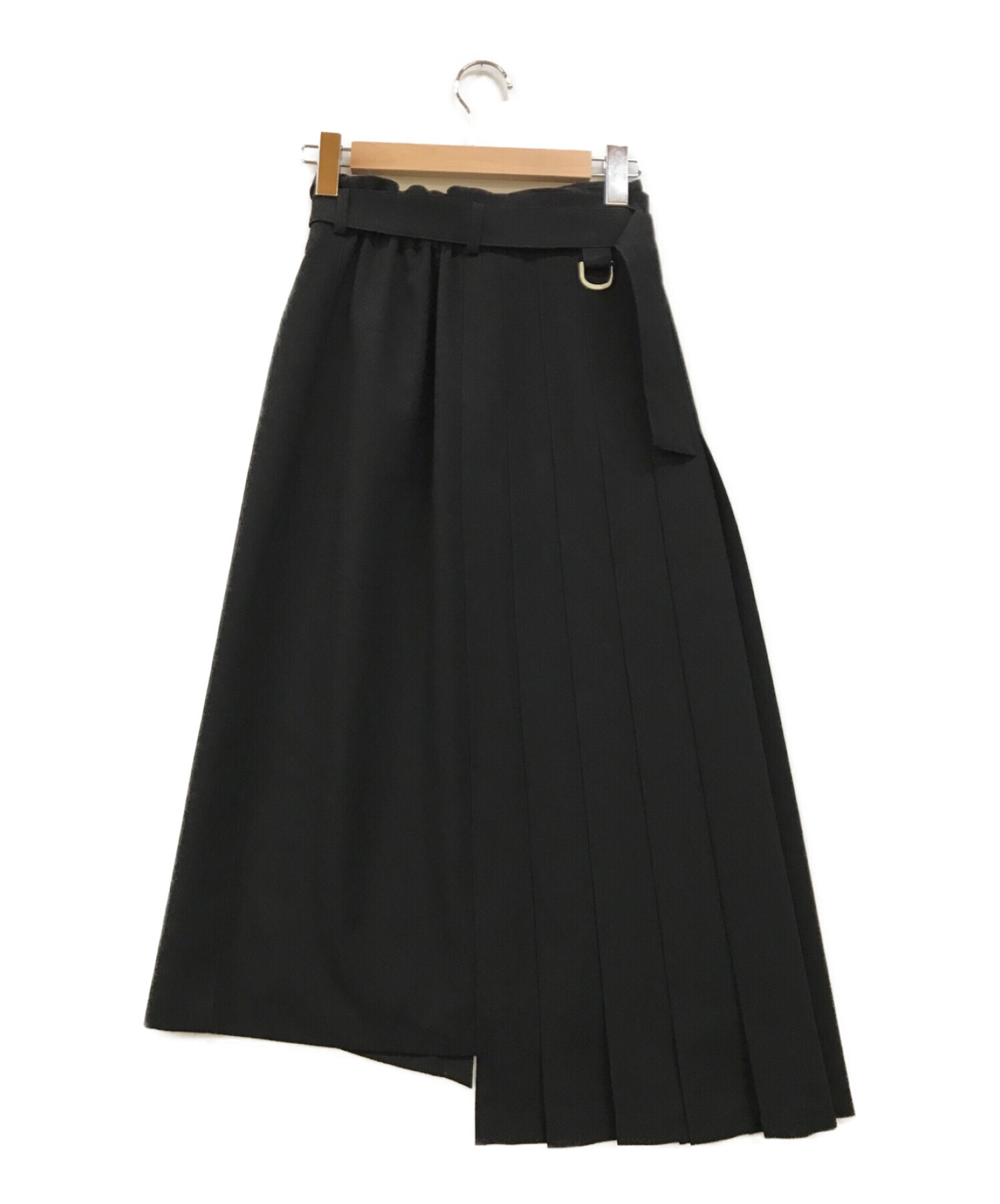 UNITED TOKYO (ユナイテッドトウキョウ) メタルコンビハーフプリーツスカート ブラック サイズ:1
