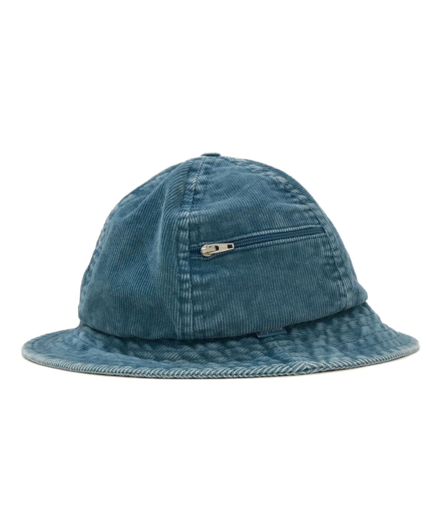 SUPREME (シュプリーム) CORDUROY BELL HAT ブルー サイズ:MEDIUM/LARGE