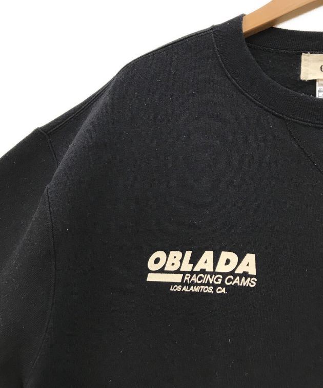 Oblada (オブラダ) リメイクショートスウェット ブラック サイズ:XL