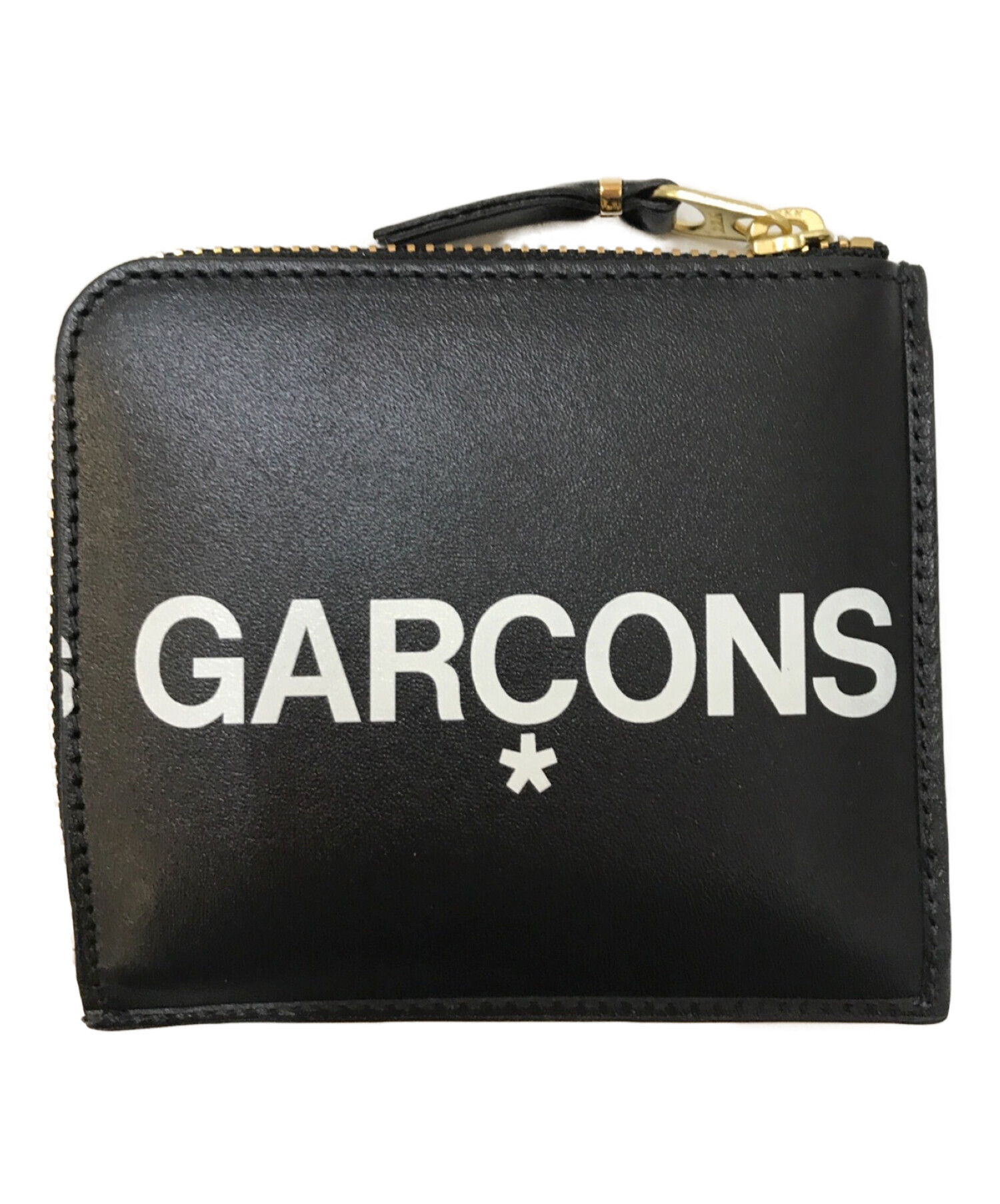 COMME des GARCONS (コムデギャルソン) Wallet Huge Logo ブラック