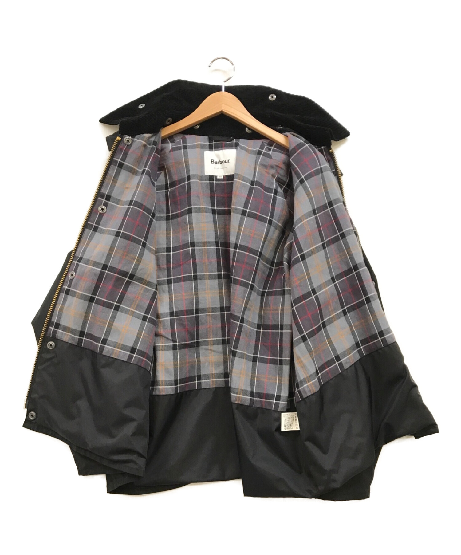 Barbour (バブアー) 417 by EDIFICE (417 バイ エディフィス) TRANSPORT HOODED ブラック サイズ:38