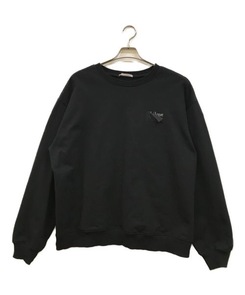 【中古・古着通販】philme (フィルム) mekuri logo sweat ブラック