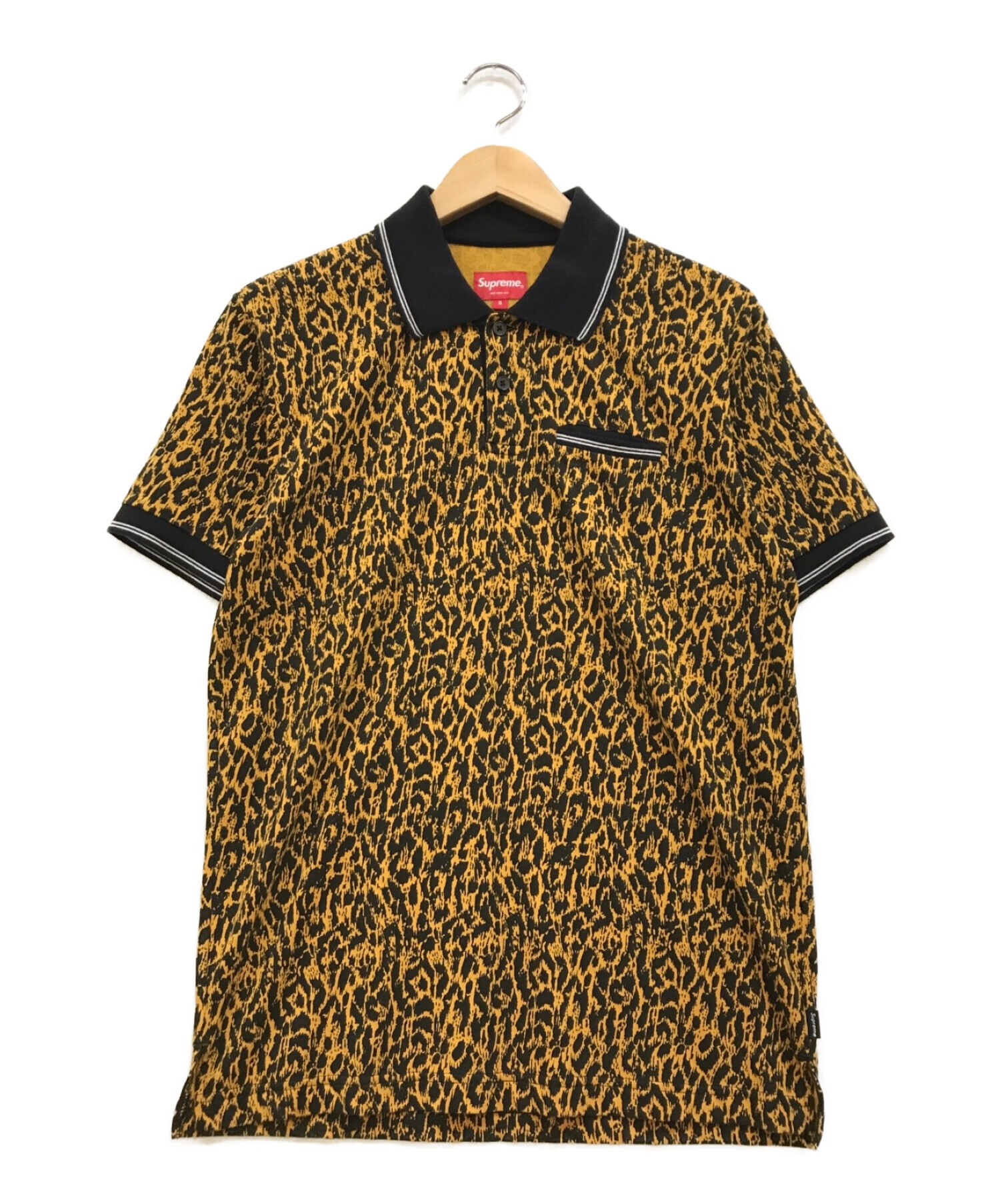 新品新品 Supreme Leopard S シュプリーム レオパード ポロシャツ