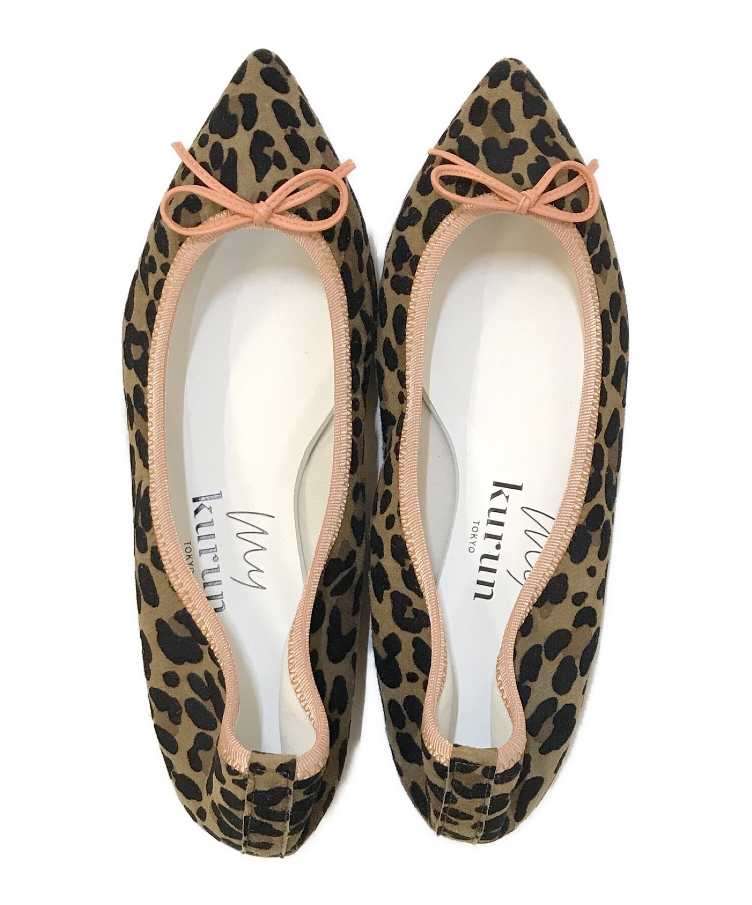 kurun TOKYO (クルントウキョウ) Mathilde -Leopardprint Camel ブラウン サイズ:23