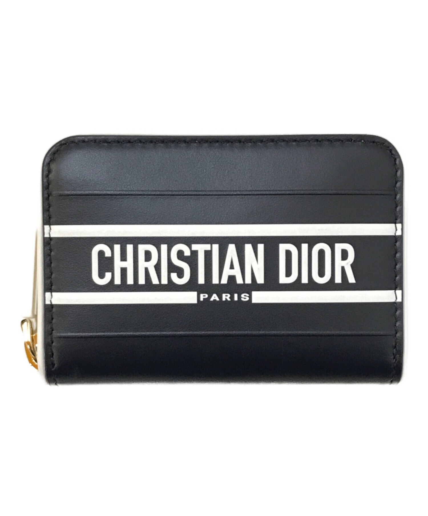 Christian Dior (クリスチャン ディオール) VIBE スモールカードホルダー ネイビー×ホワイト