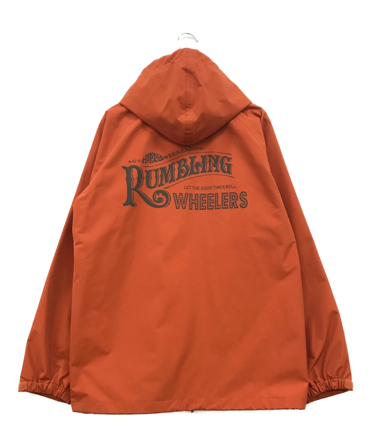 WEST RIDE (ウエストライド) CYCLE HOODIE WINDBREAKER オレンジ サイズ:42