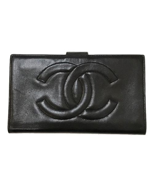 中古・古着通販】CHANEL (シャネル) ココマークラムスキンがま口財布