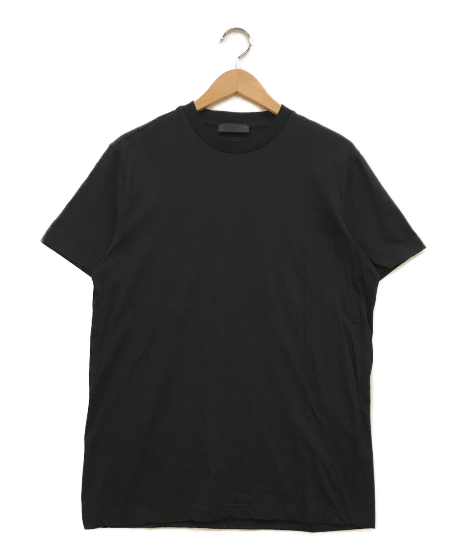 中古・古着通販】PRADA (プラダ) ロゴパッチクルーネックTシャツ ...