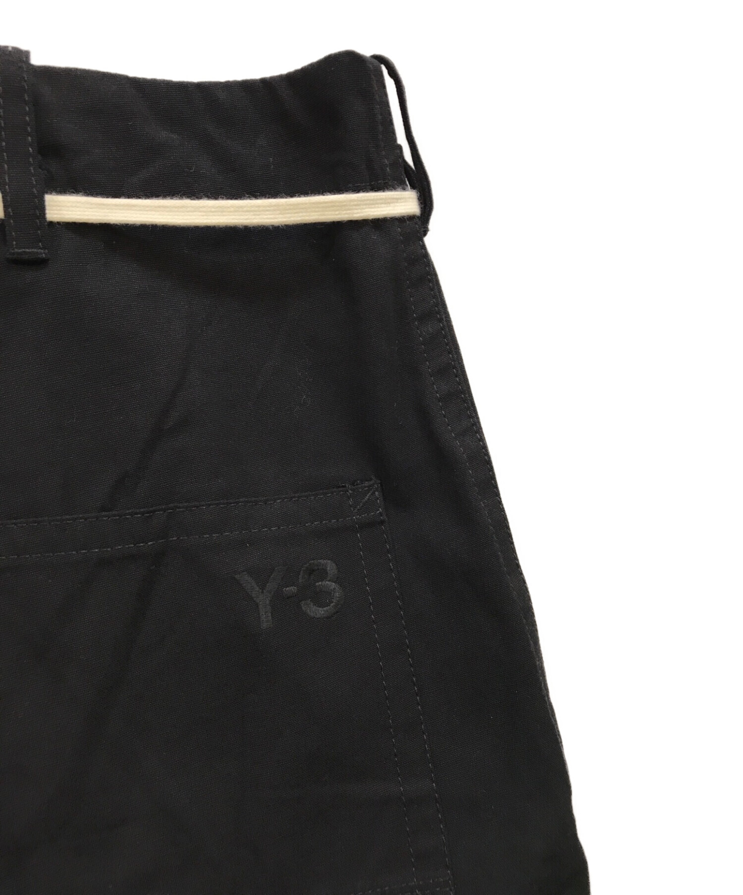 Y-3 (ワイスリー) M CANVAS WORKWEAR WIDE PANTS ブラック サイズ:L