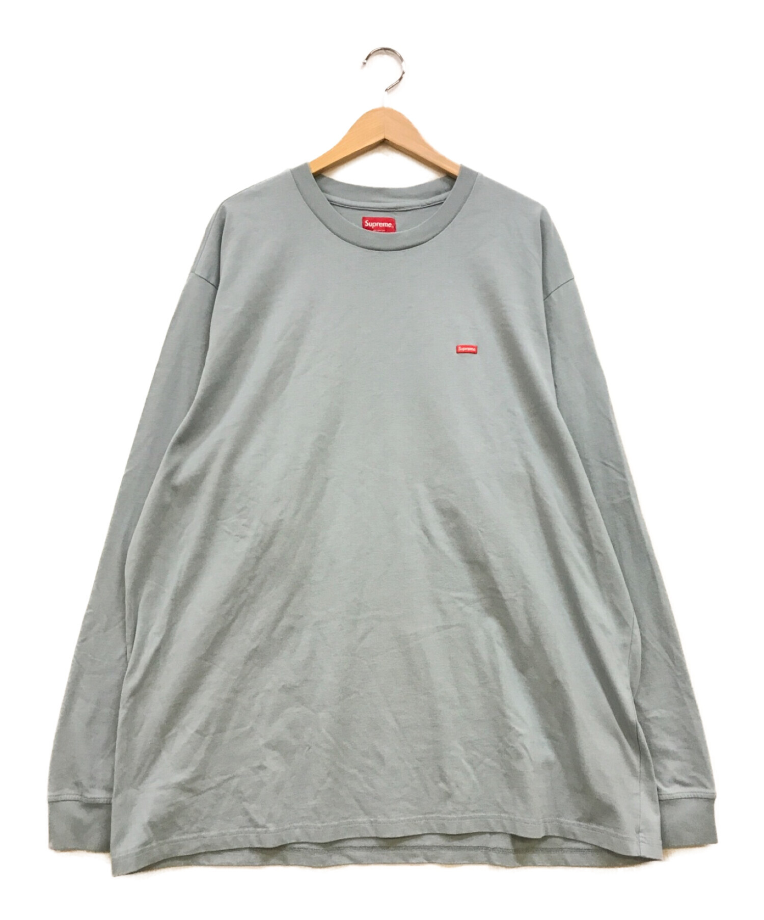 中古・古着通販】SUPREME (シュプリーム) Small Box L/S Tee ブルー