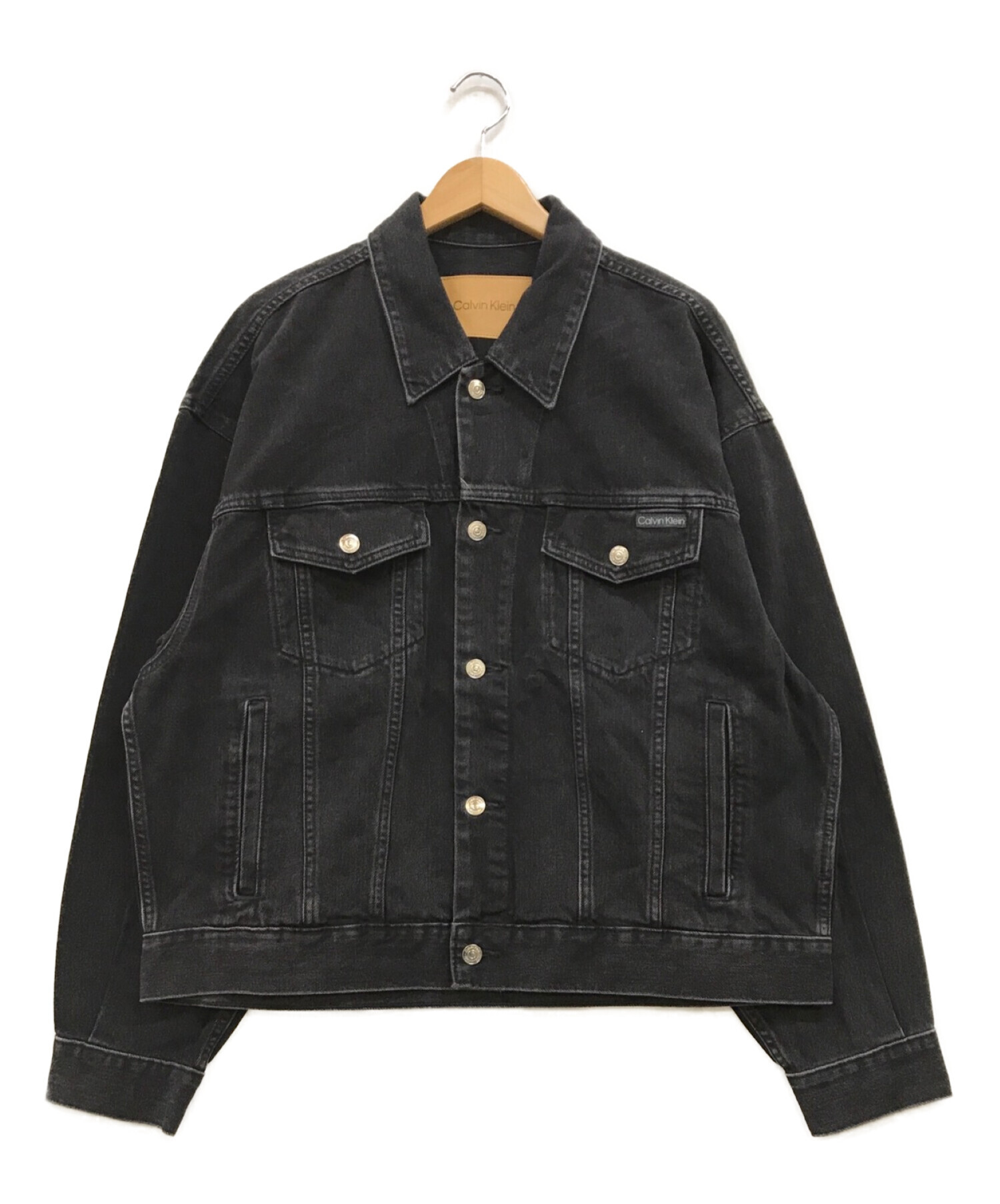 Calvin Klein (カルバンクライン) Trucker Jacket Black Wash ブラック サイズ:M 未使用品