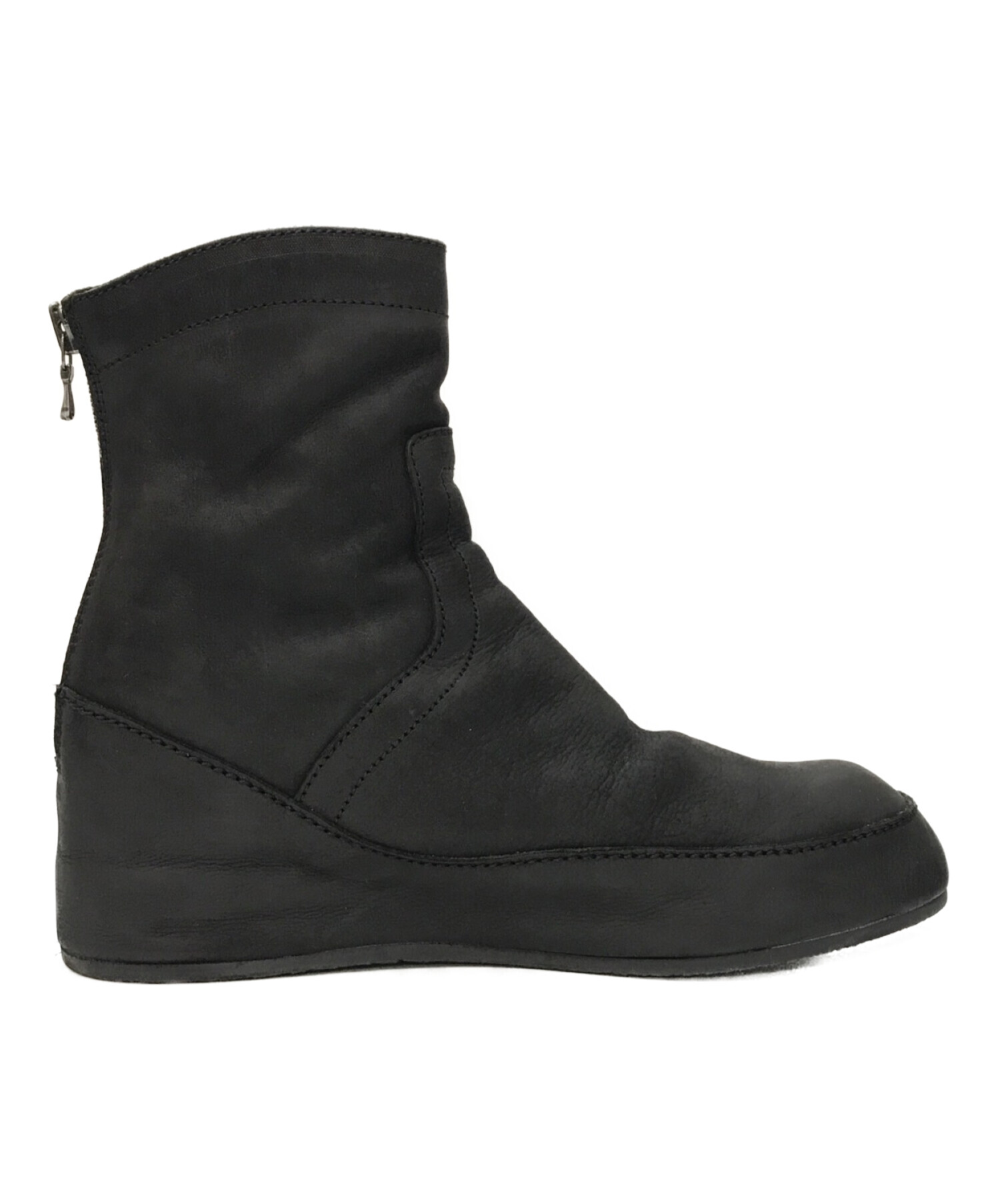 中古・古着通販】JULIUS (ユリウス) IN-HEEL BOOTS ブラック サイズ:2