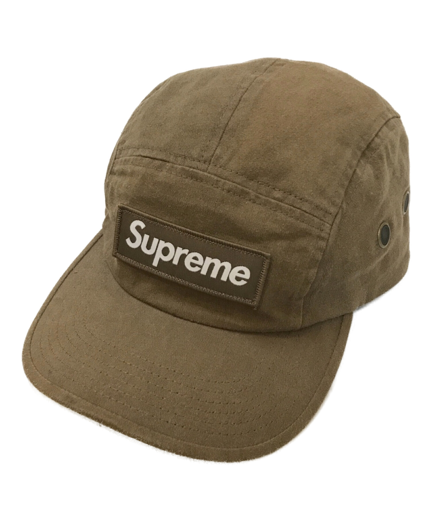 SUPREME (シュプリーム) Military Camp Cap カーキ