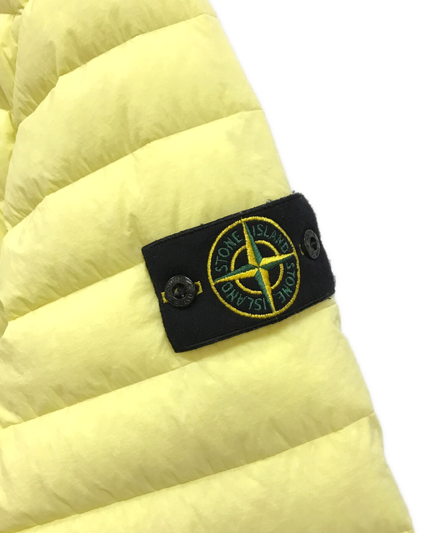 STONE ISLAND (ストーンアイランド) ダウンジャケット イエロー サイズ:XL