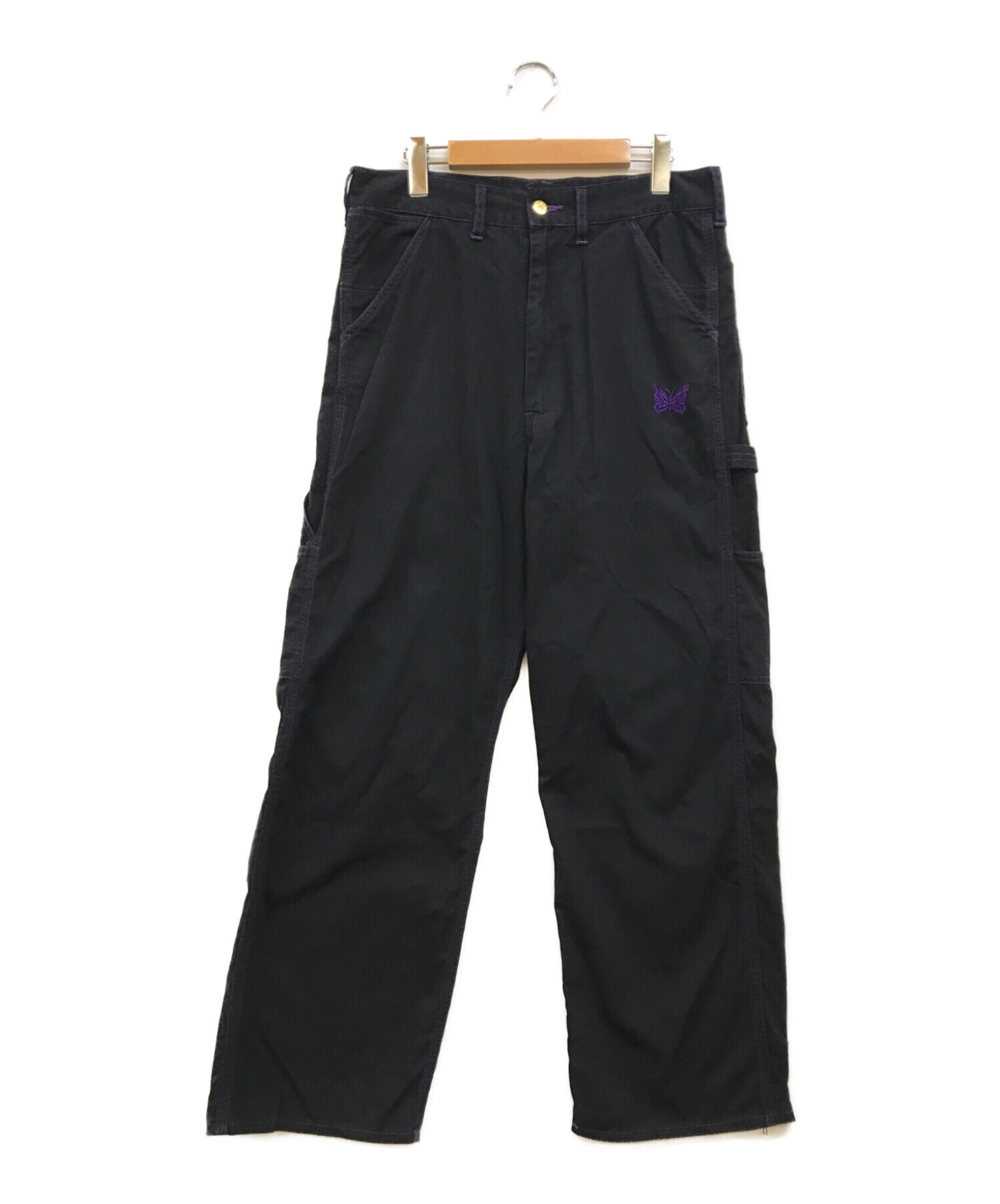 Needles (ニードルス) SMITH'S (スミス) Painter Pant COTTON TWILL ブラック×パープル サイズ:S