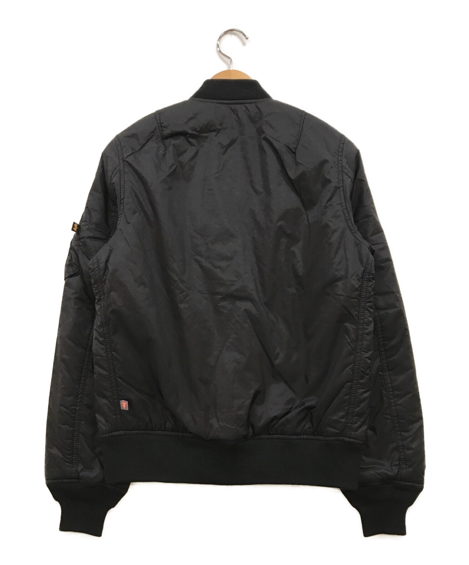 中古・古着通販】ALPHA (アルファ) MA-1ジャケット ブラック サイズ:S