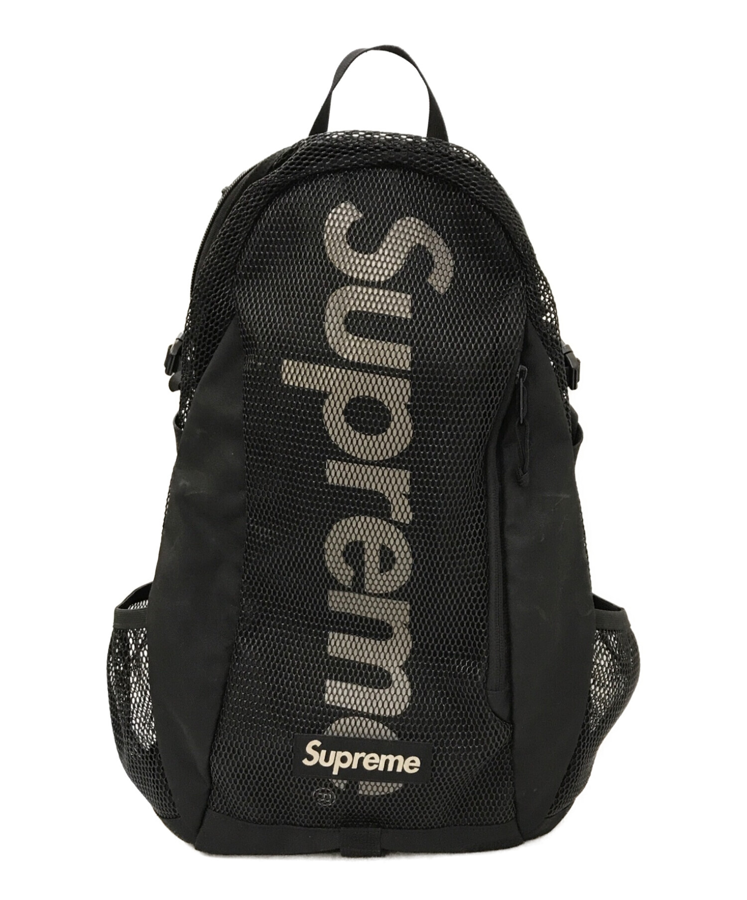 supreme backpack ブラック
