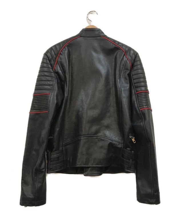 中古・古着通販】DIESEL Black Gold (ディーゼル ブラック ゴールド) パデットライダースジャケット ダークネイビー  サイズ:46｜ブランド・古着通販 トレファク公式【TREFAC FASHION】スマホサイト