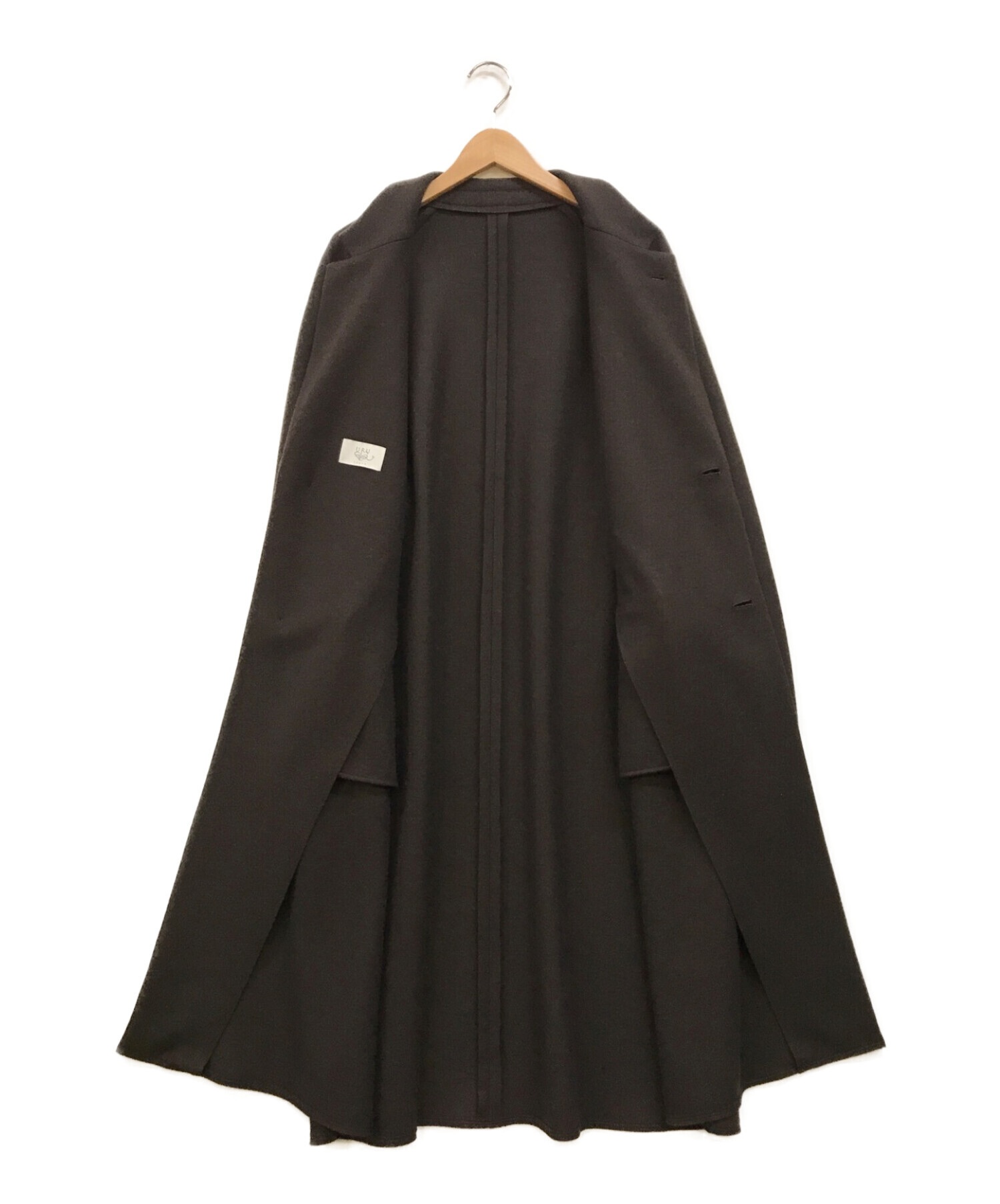 URU (ウル) WOOL PONCH / OVER COAT ブラウン サイズ:2