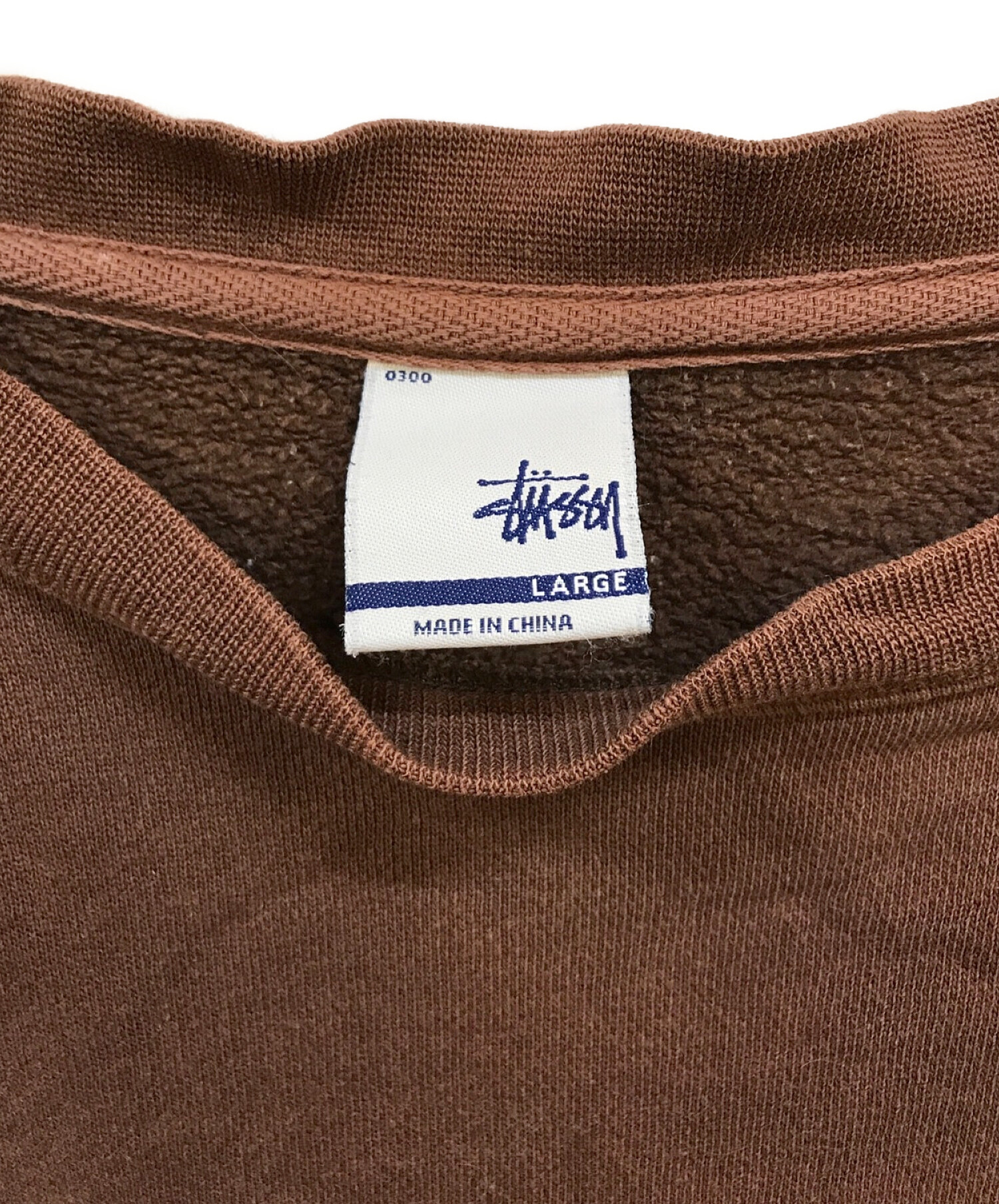 中古・古着通販】stussy (ステューシー) ヘッドホンロゴクルーネック